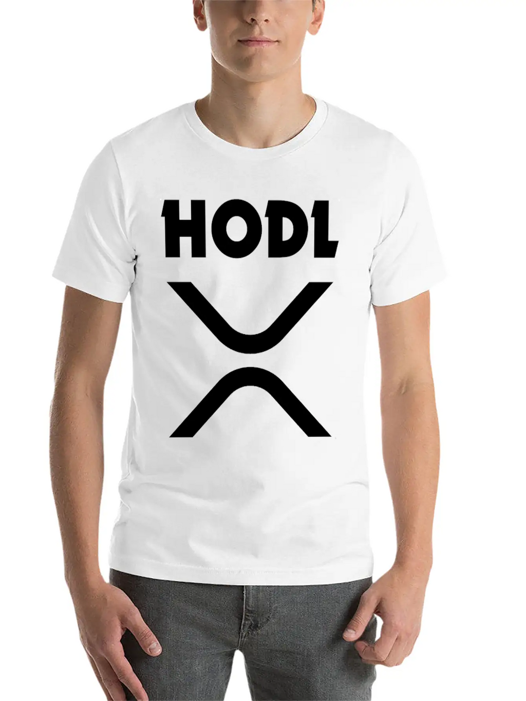 HODL Ripple (XRP) Stylish Everyday T-Shirt – Unisex Basic Cotton Tee