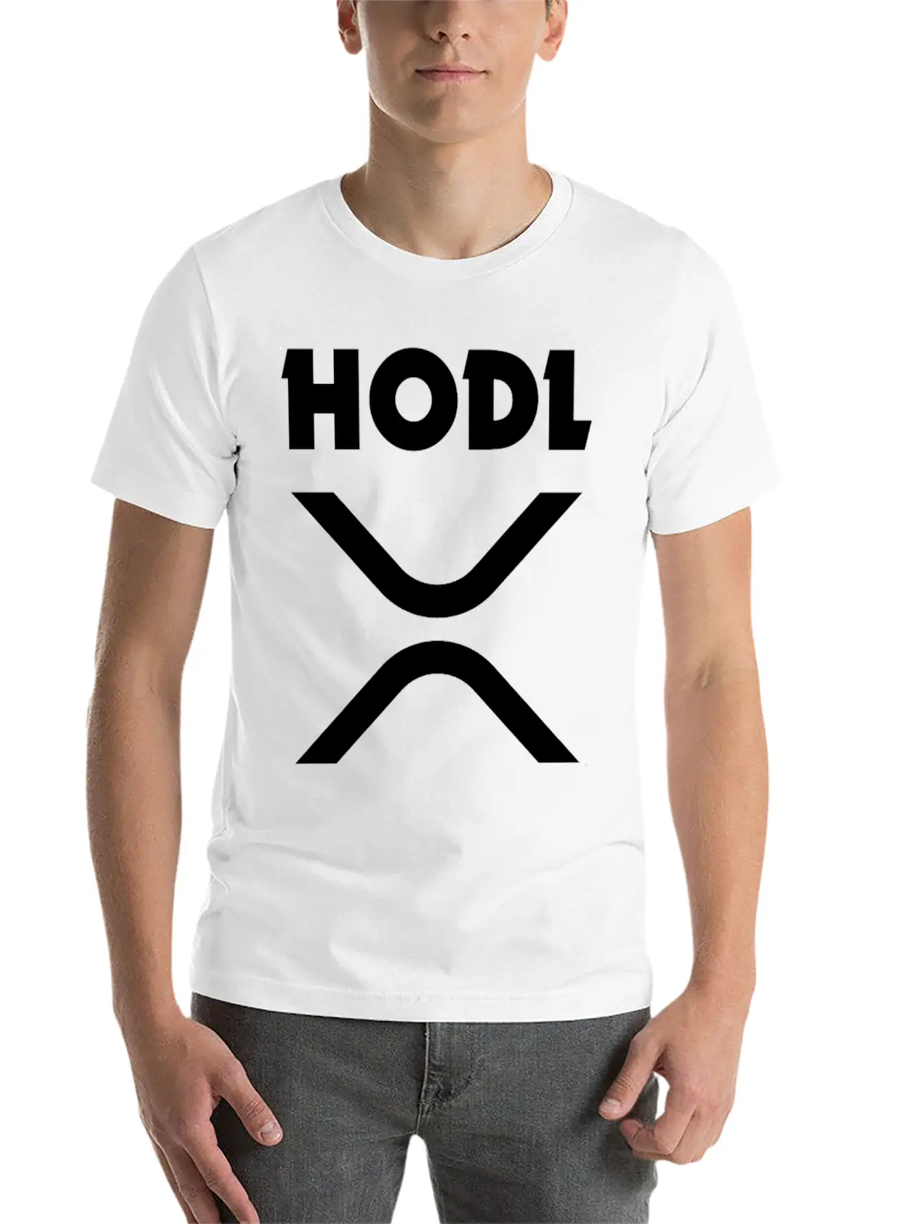 HODL Ripple (XRP) Stylish Everyday T-Shirt – Unisex Basic Cotton Tee