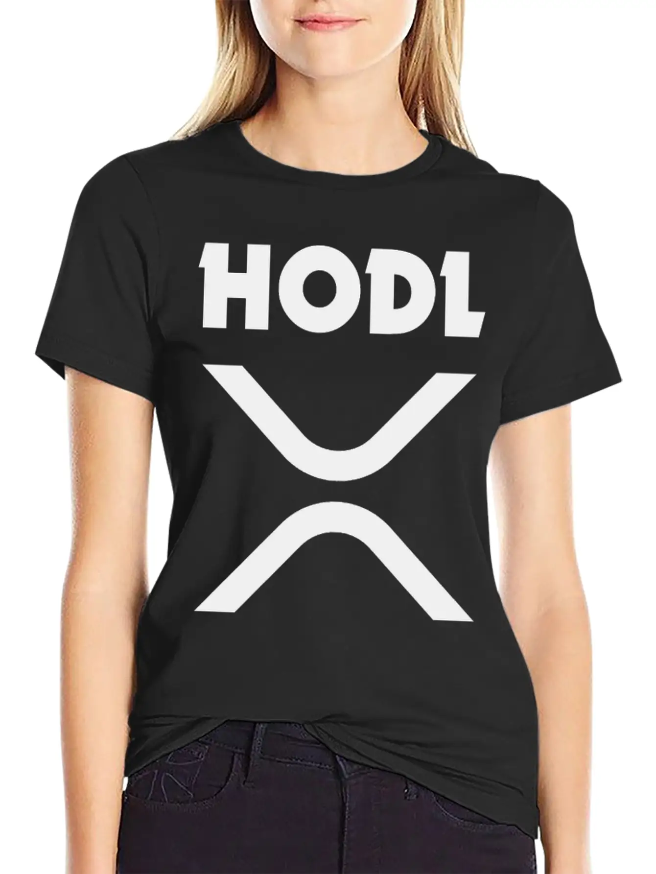 HODL Ripple (XRP) Stylish Everyday T-Shirt – Unisex Basic Cotton Tee