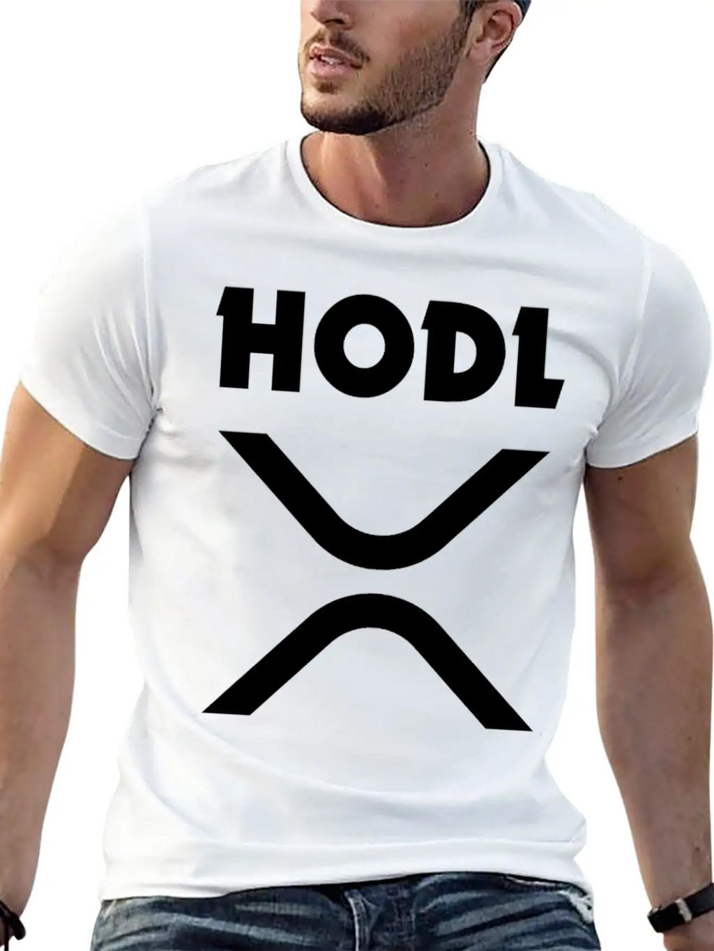 HODL Ripple (XRP) Stylish Everyday T-Shirt – Unisex Basic Cotton Tee