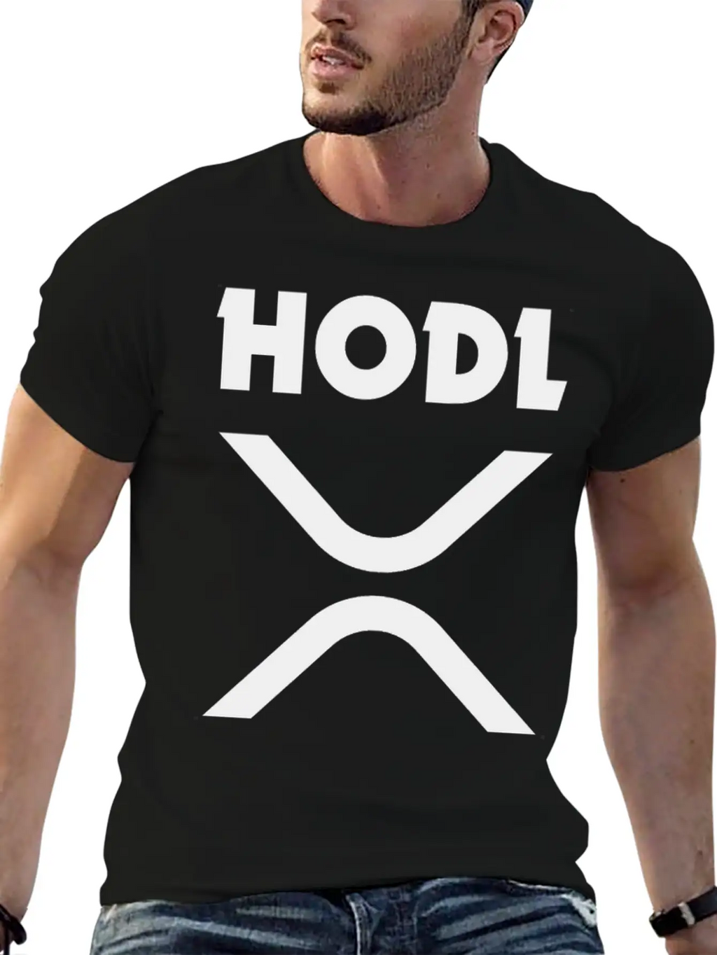 HODL Ripple (XRP) Stylish Everyday T-Shirt – Unisex Basic Cotton Tee