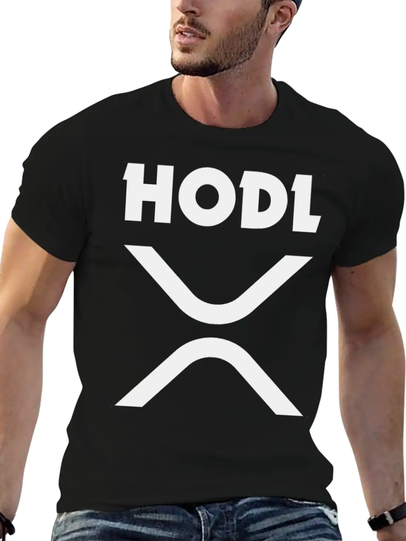 HODL Ripple (XRP) Stylish Everyday T-Shirt – Unisex Basic Cotton Tee