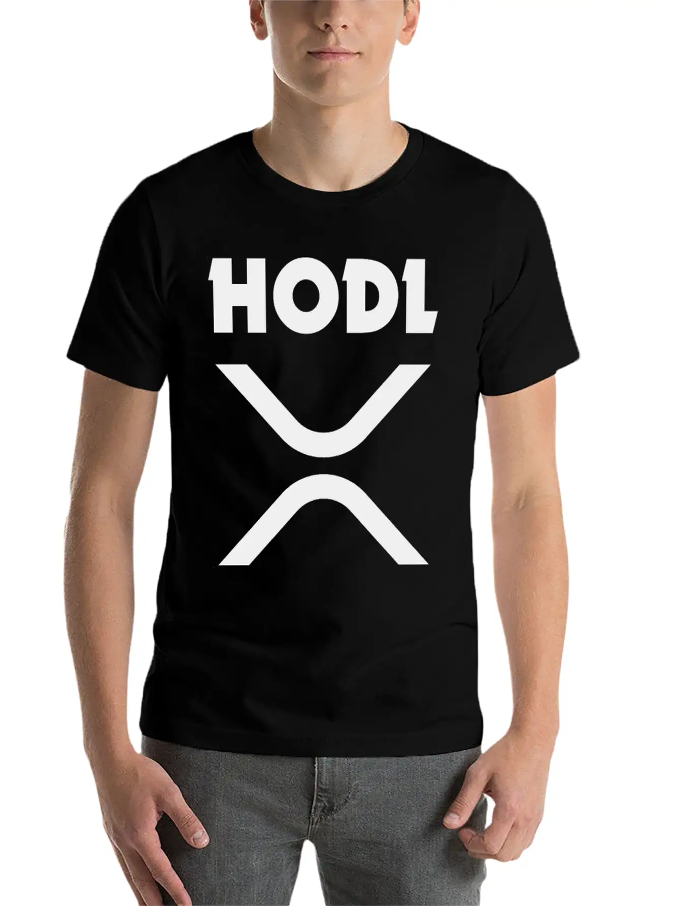 HODL Ripple (XRP) Stylish Everyday T-Shirt – Unisex Basic Cotton Tee
