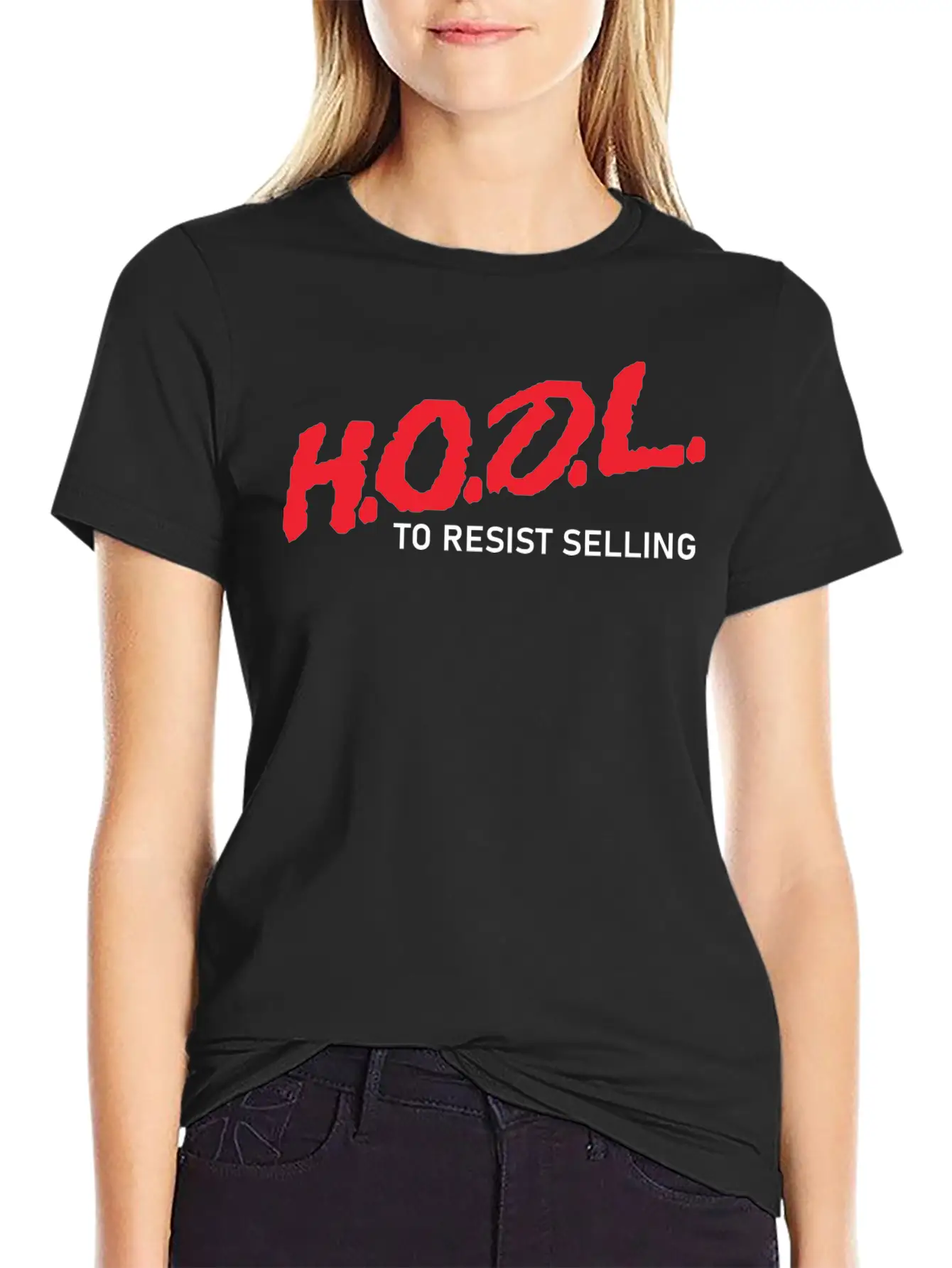 HODL To Resist Selling Crypto Clothing Timeless Short Sleeve Tee – Comfy And Minimalist Design
