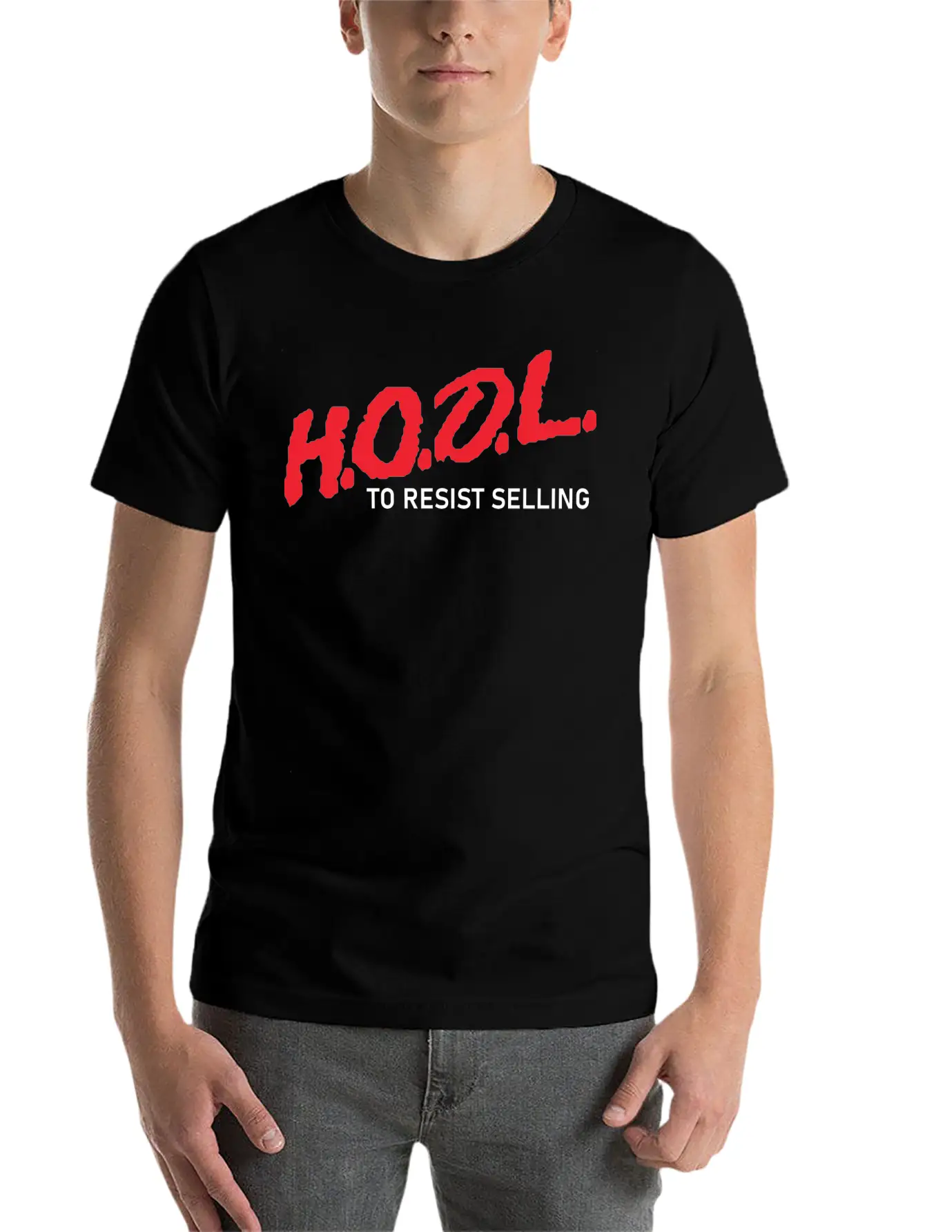 HODL To Resist Selling Crypto Clothing Timeless Short Sleeve Tee – Comfy And Minimalist Design