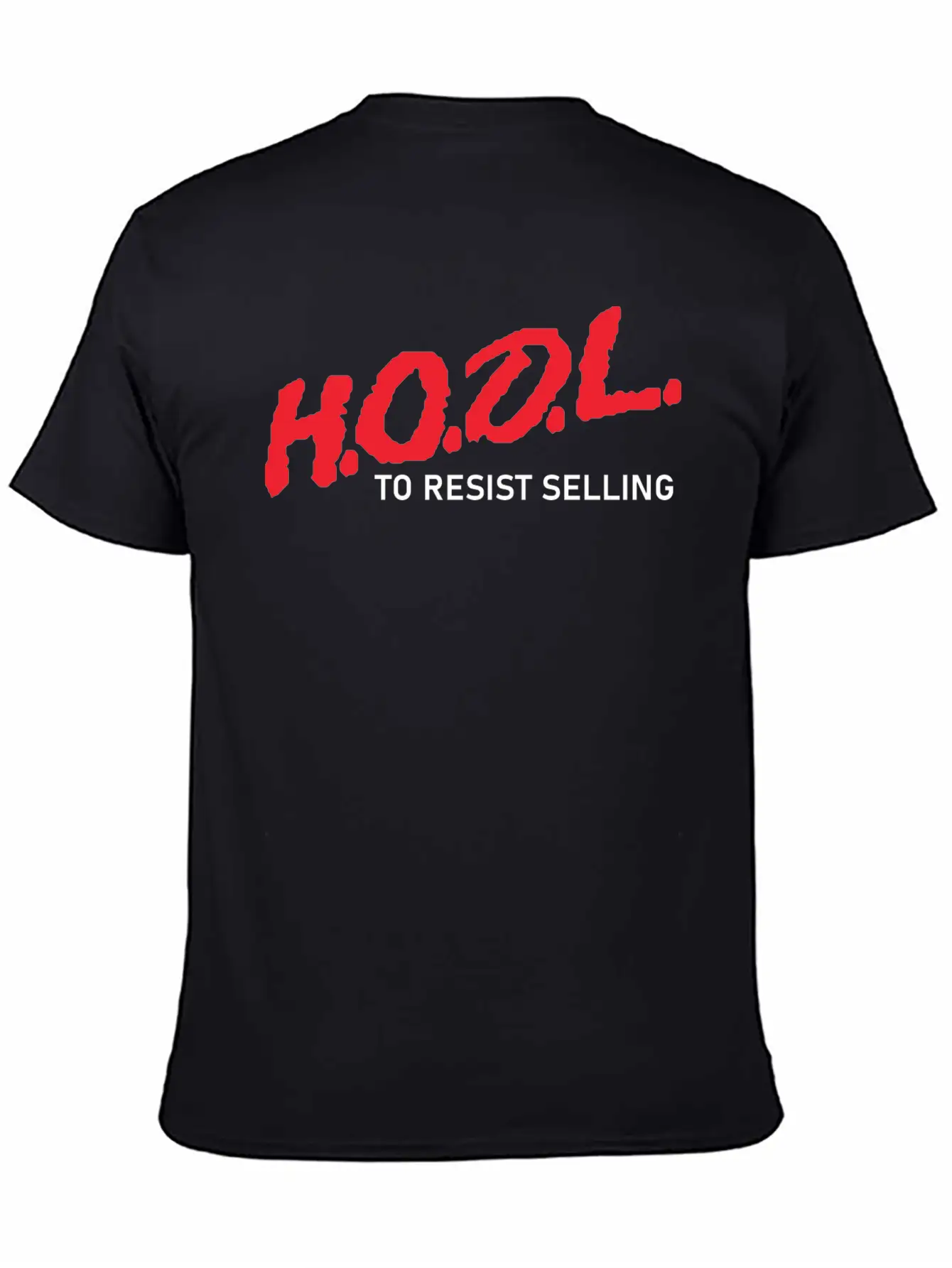HODL To Resist Selling Crypto Clothing Timeless Short Sleeve Tee – Comfy And Minimalist Design