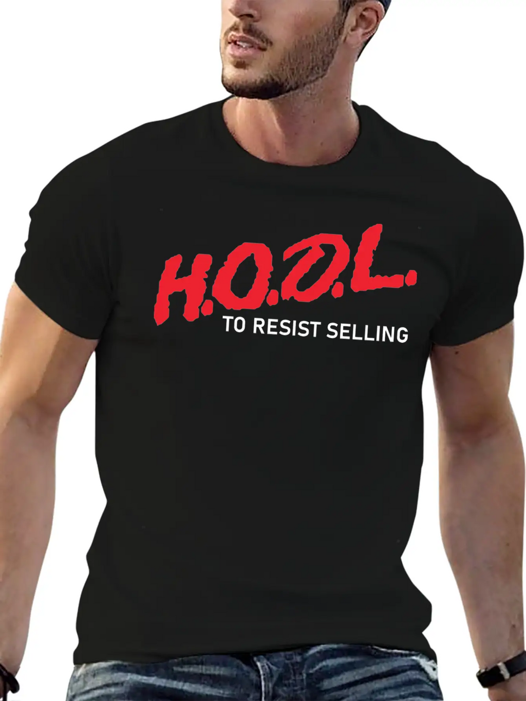 HODL To Resist Selling Crypto Clothing Timeless Short Sleeve Tee – Comfy And Minimalist Design