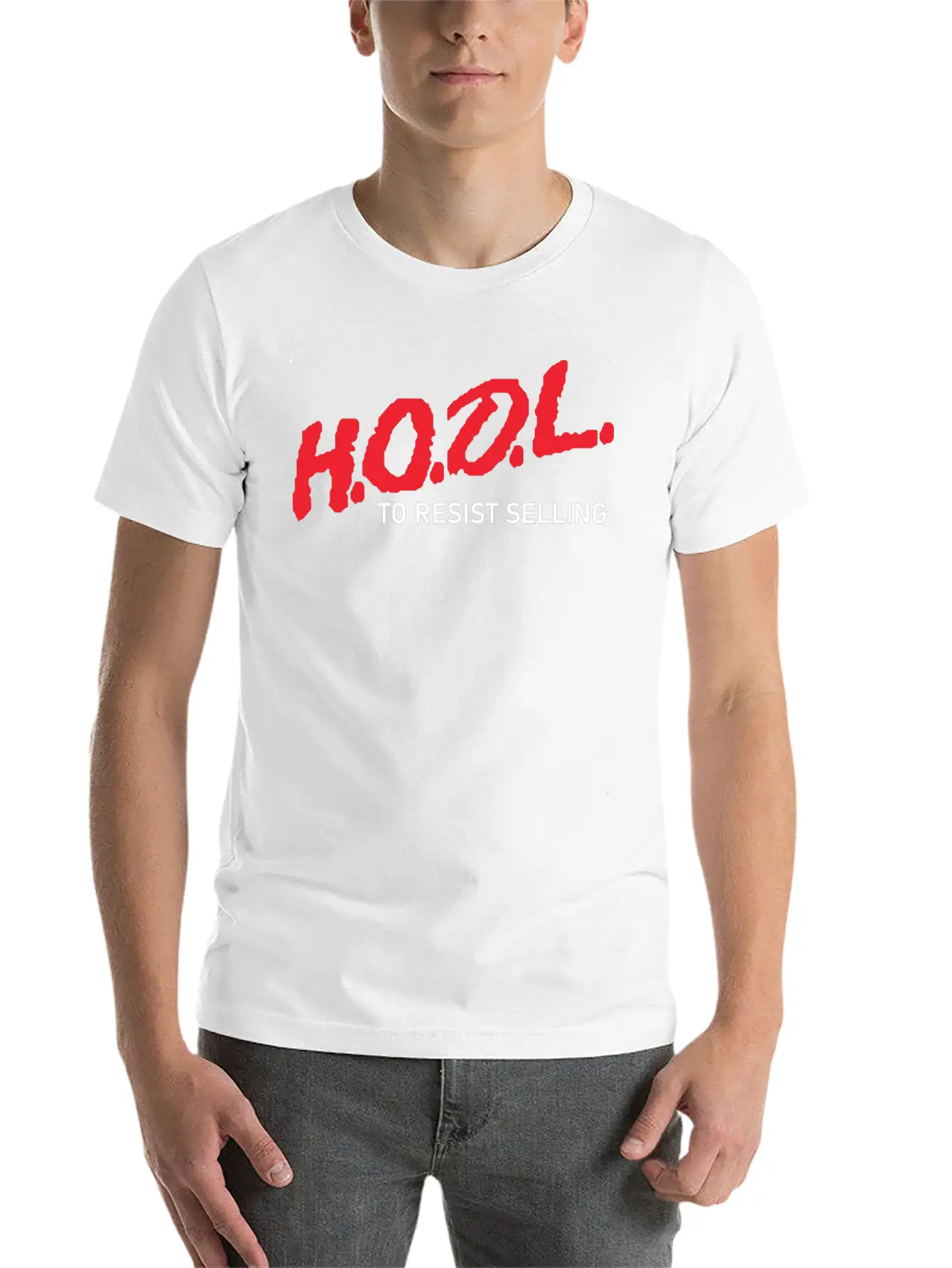 HODL To Resist Selling Crypto Clothing Timeless Short Sleeve Tee – Comfy And Minimalist Design