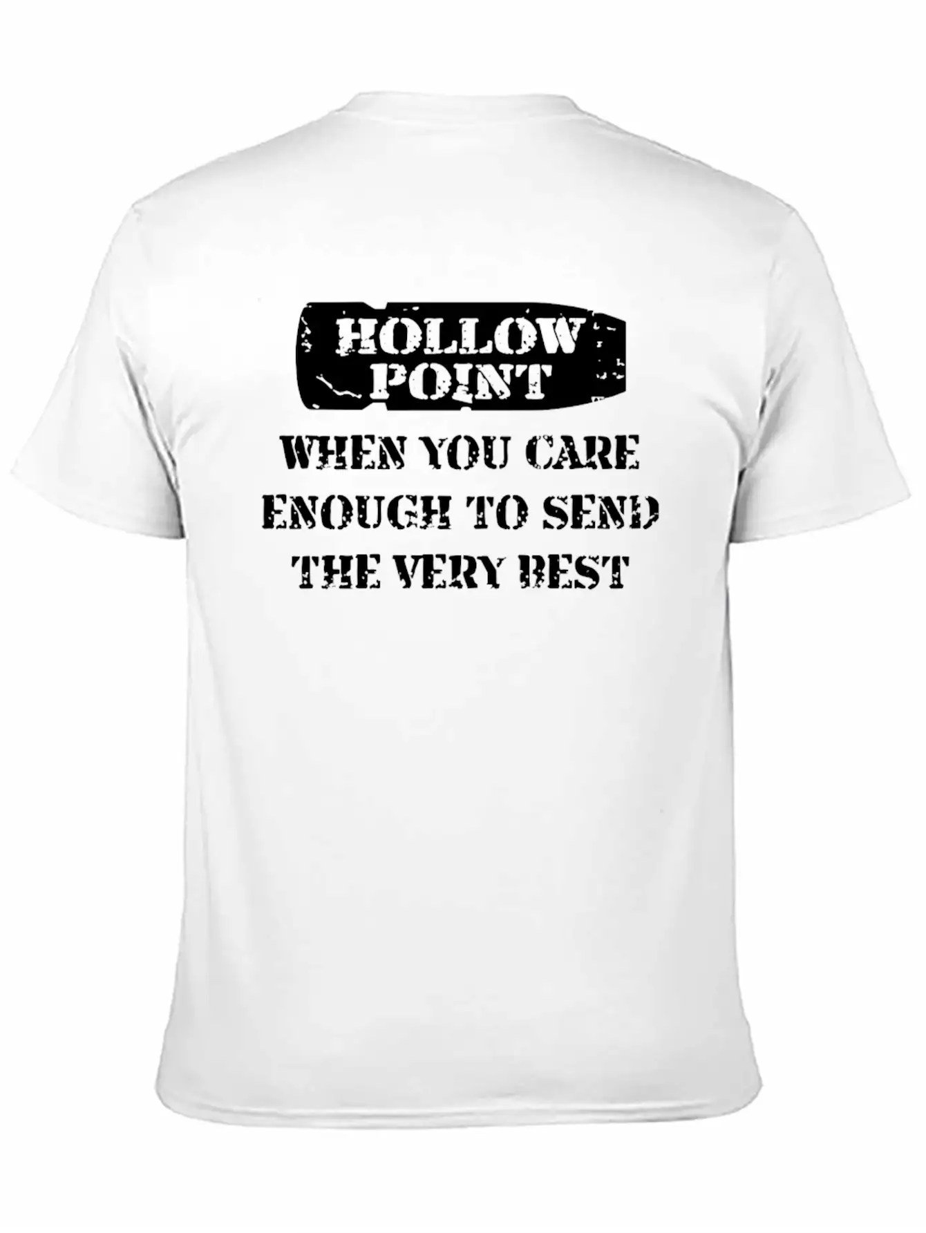 Hollow Point Basic Graphic T-Shirt – Daily Comfort In Soft Cotton