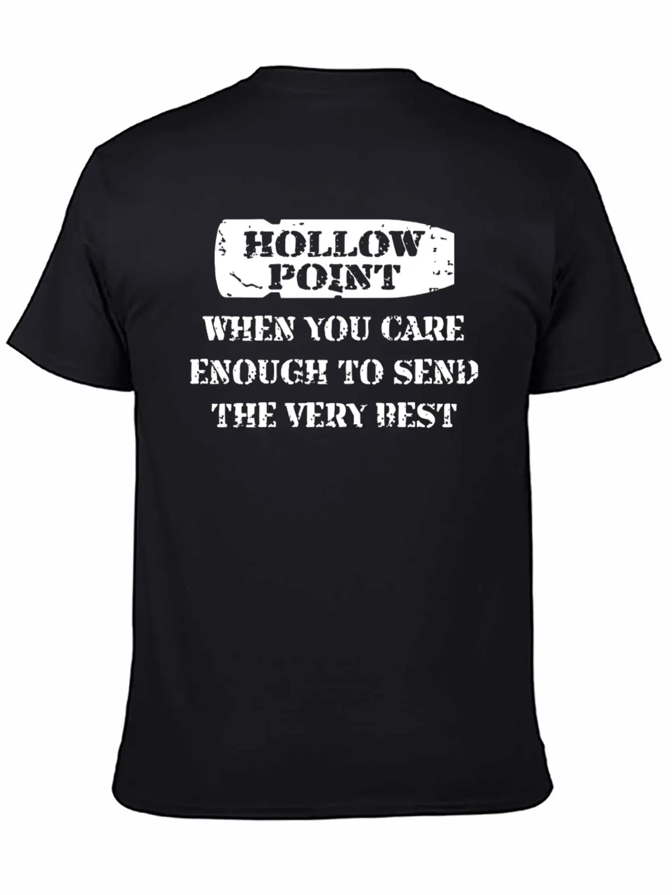 Hollow Point Basic Graphic T-Shirt – Daily Comfort In Soft Cotton