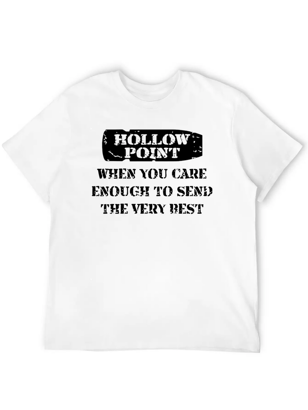 Hollow Point Basic Graphic T-Shirt – Daily Comfort In Soft Cotton