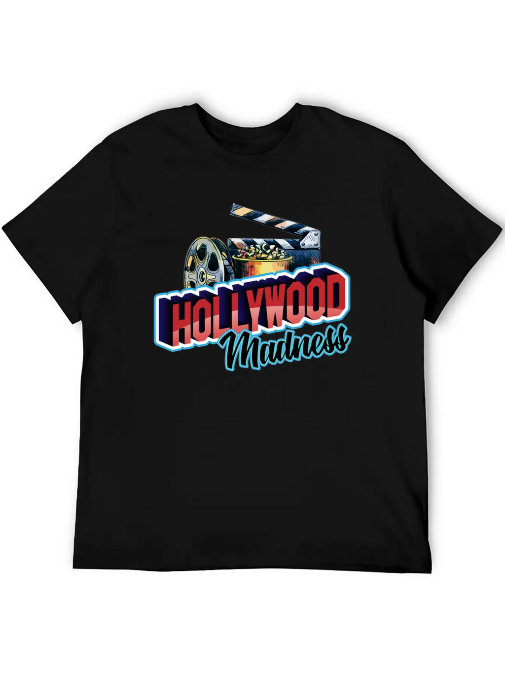 Hollywood Madness Stylish Everyday T-Shirt – Unisex Basic Cotton Tee