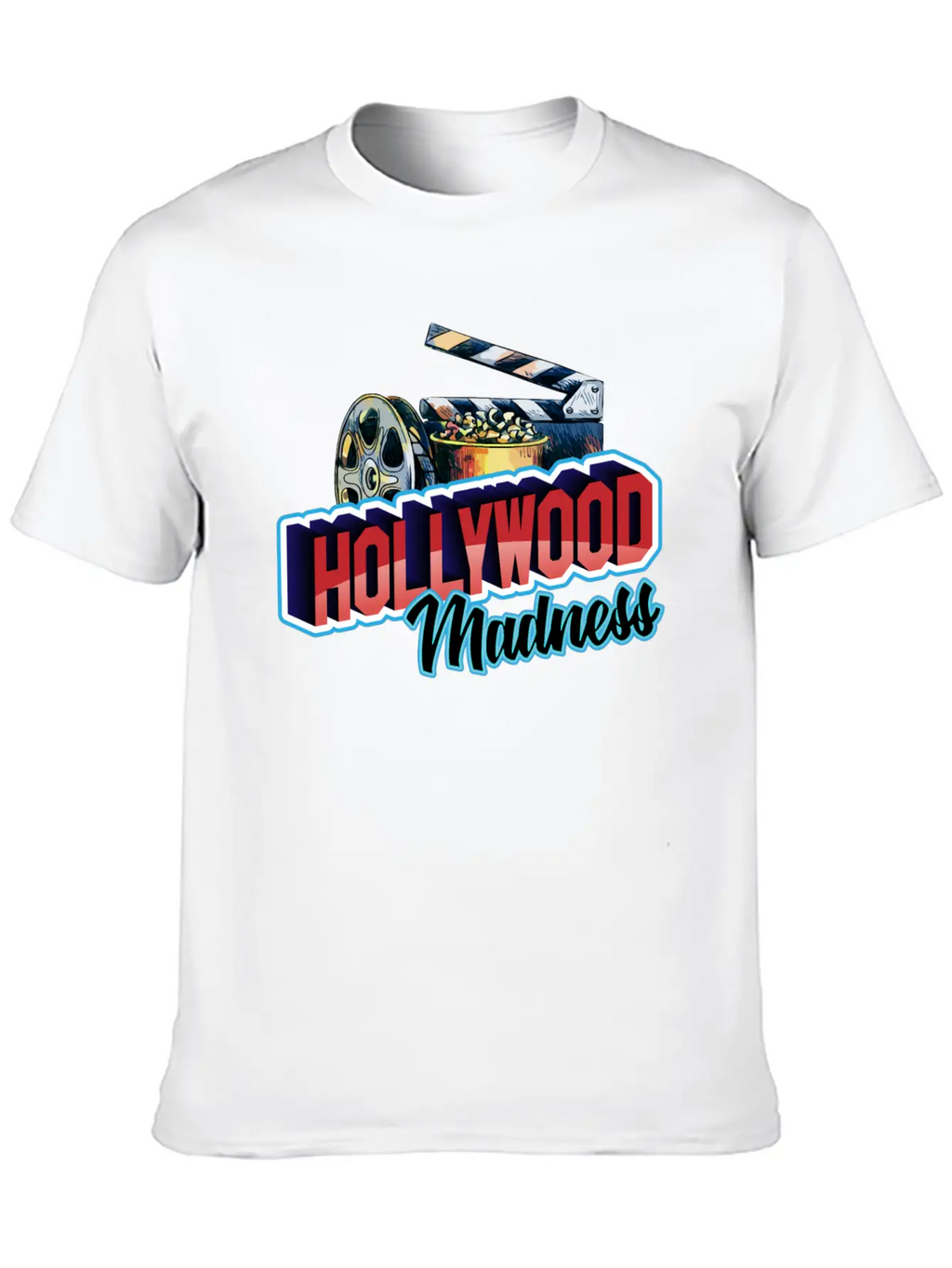 Hollywood Madness Stylish Everyday T-Shirt – Unisex Basic Cotton Tee