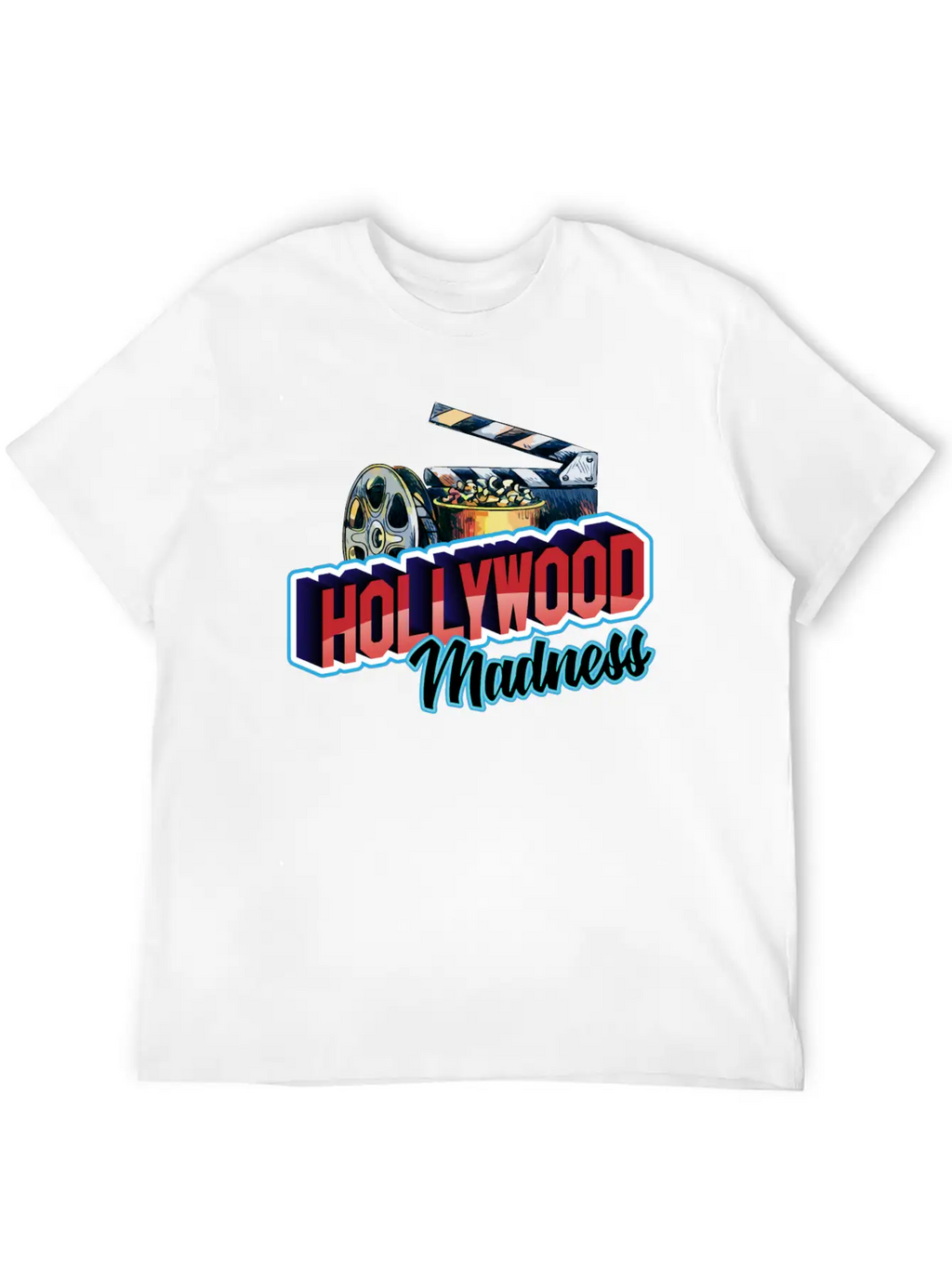Hollywood Madness Stylish Everyday T-Shirt – Unisex Basic Cotton Tee