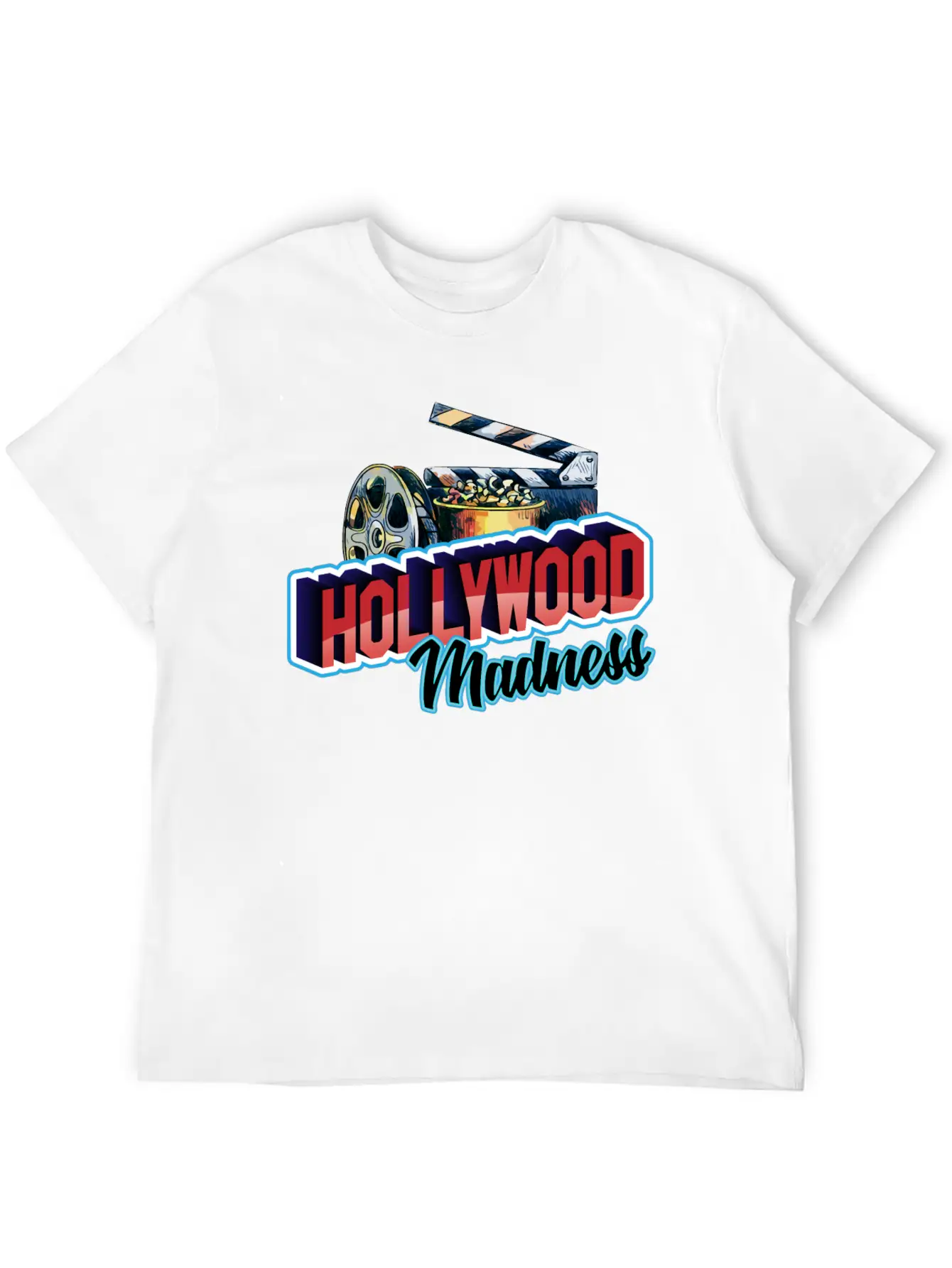 Hollywood Madness Stylish Everyday T-Shirt – Unisex Basic Cotton Tee