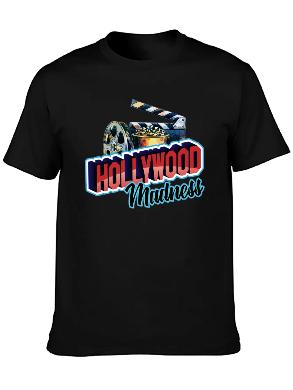 Hollywood Madness Stylish Everyday T-Shirt – Unisex Basic Cotton Tee