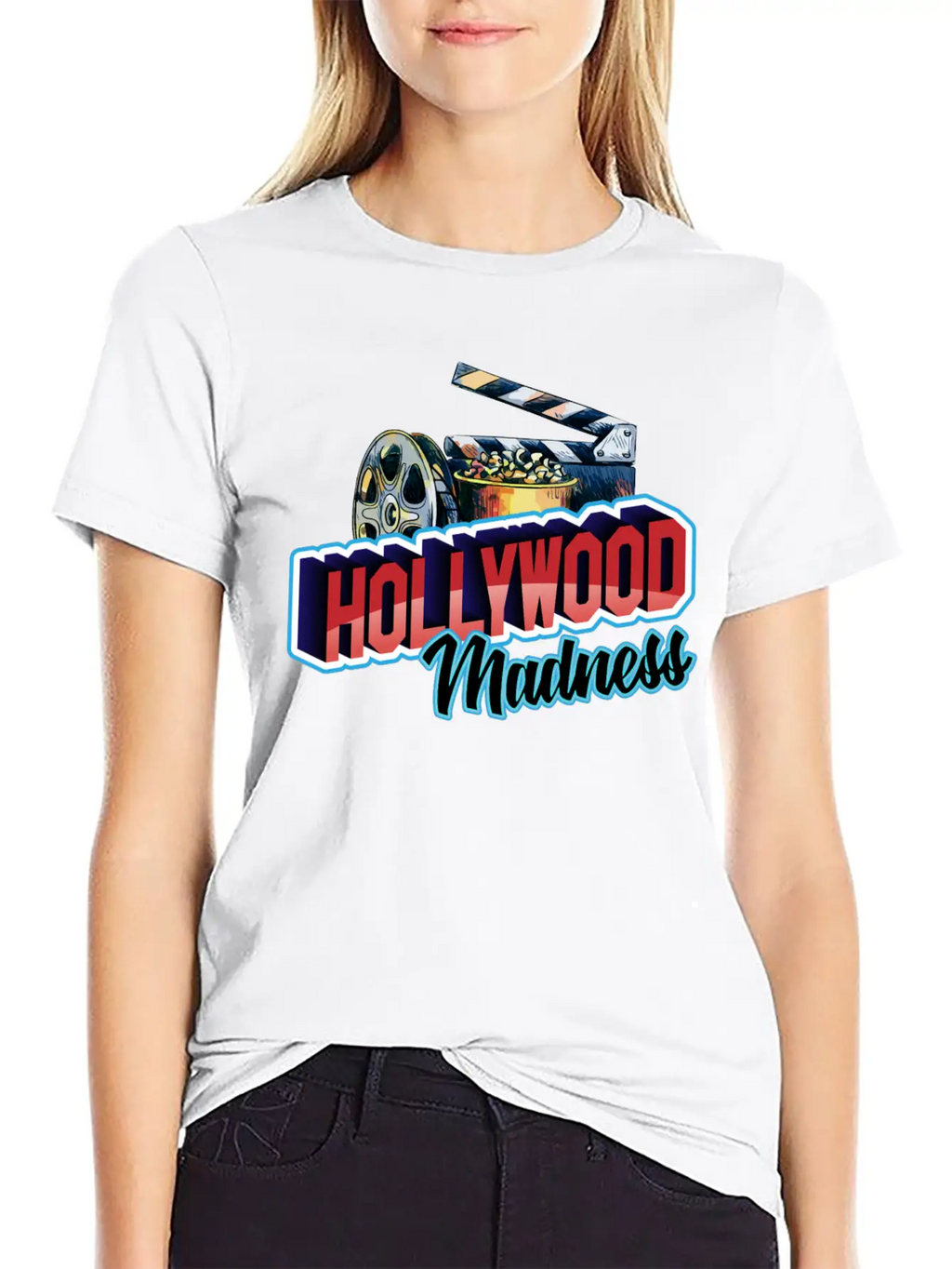 Hollywood Madness Stylish Everyday T-Shirt – Unisex Basic Cotton Tee