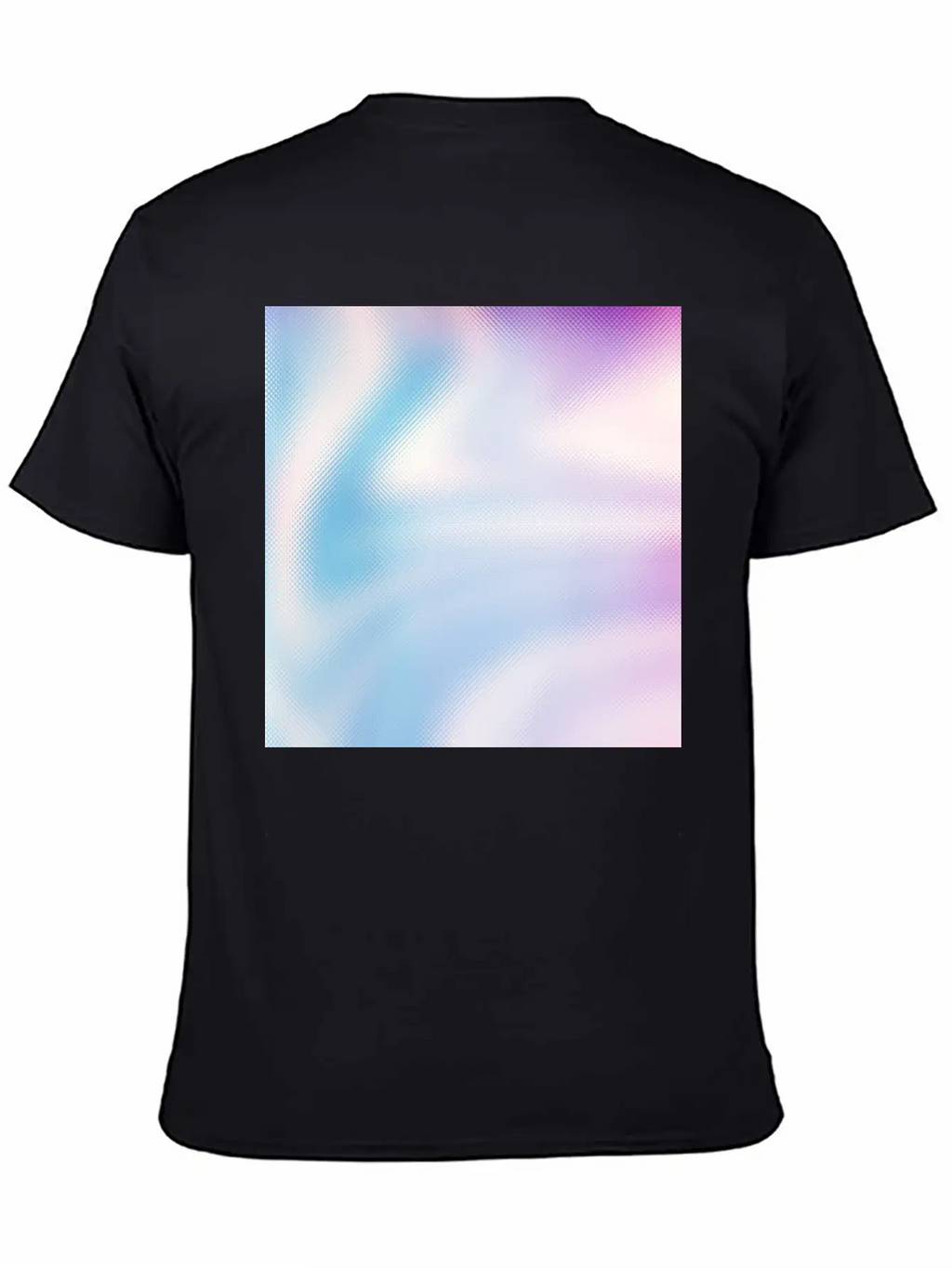 Holographic Blue Purple Iridescent Fantasy Stylish Everyday T-Shirt – Unisex Basic Cotton Tee