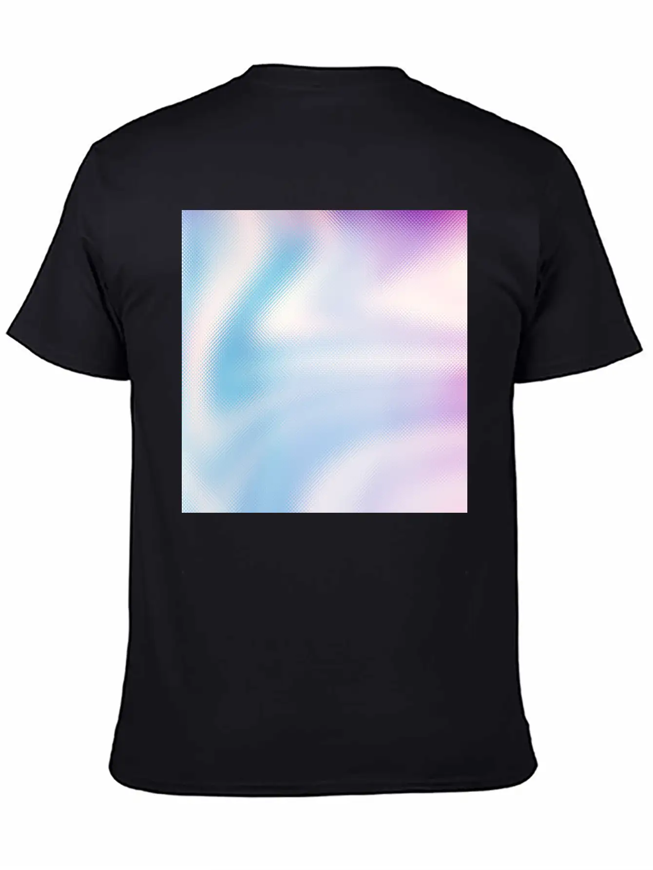 Holographic Blue Purple Iridescent Fantasy Stylish Everyday T-Shirt – Unisex Basic Cotton Tee