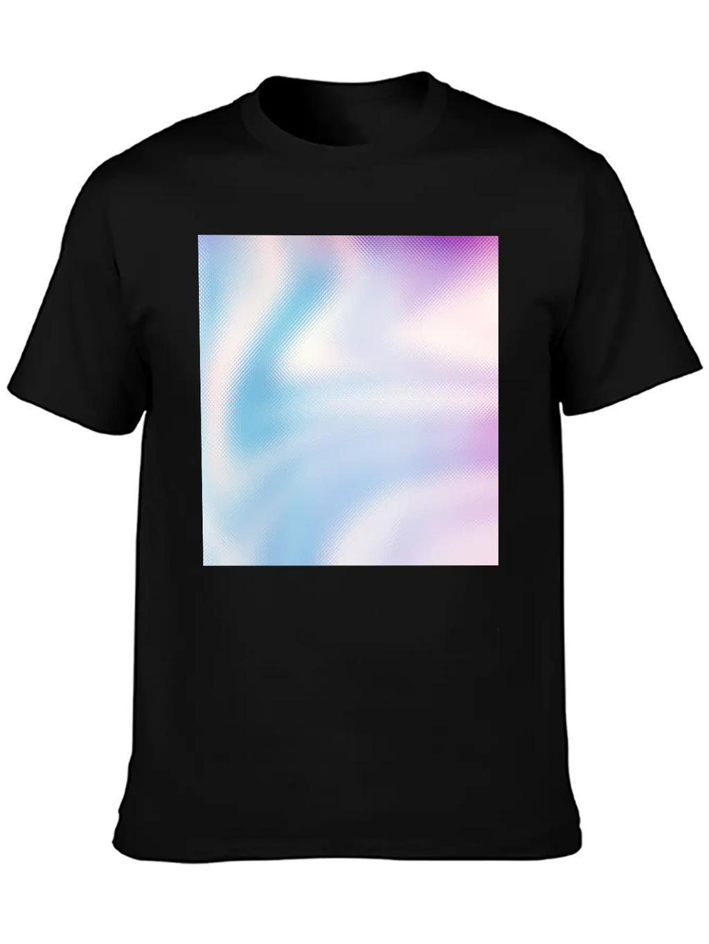 Holographic Blue Purple Iridescent Fantasy Stylish Everyday T-Shirt – Unisex Basic Cotton Tee