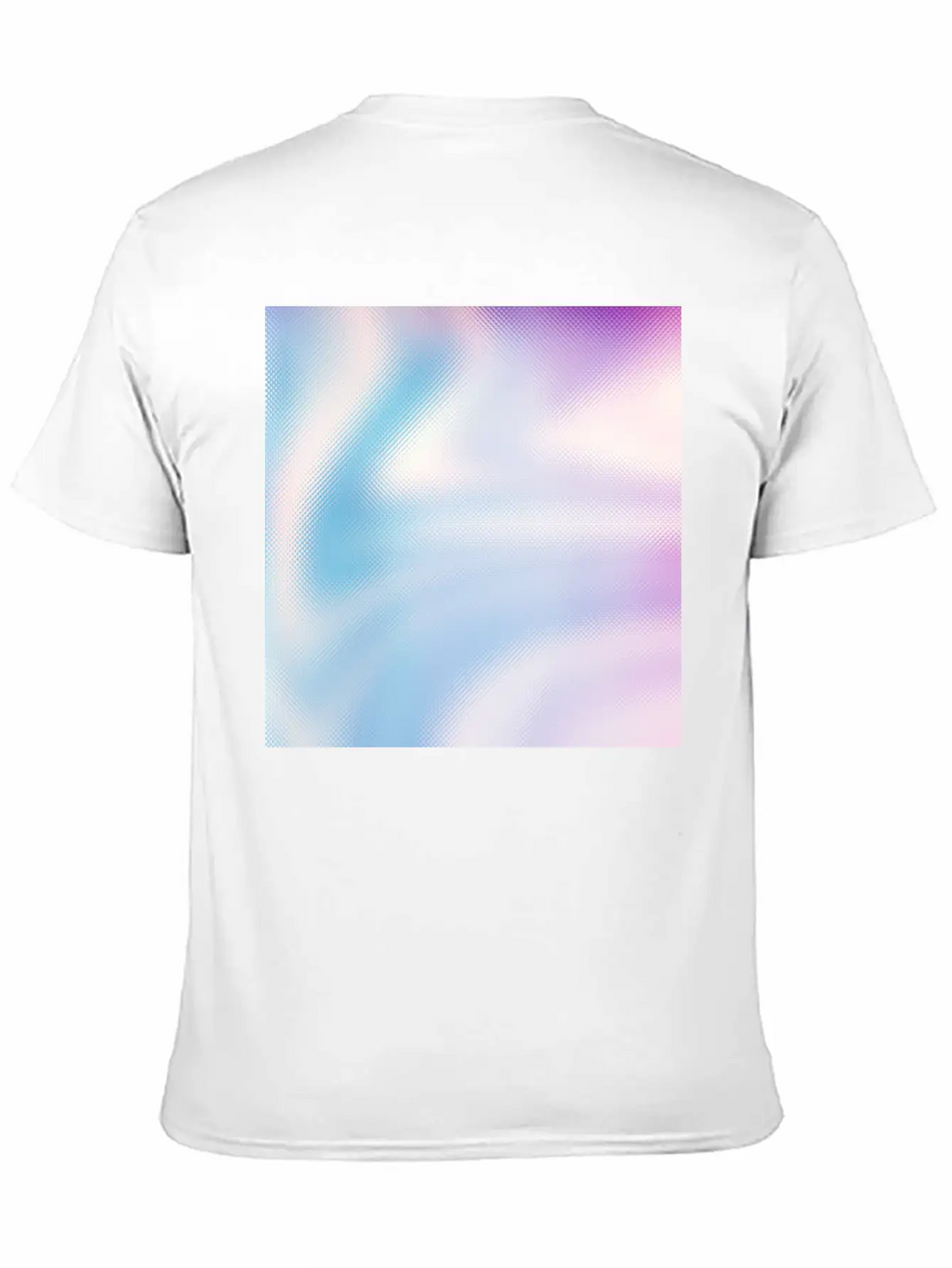 Holographic Blue Purple Iridescent Fantasy Stylish Everyday T-Shirt – Unisex Basic Cotton Tee