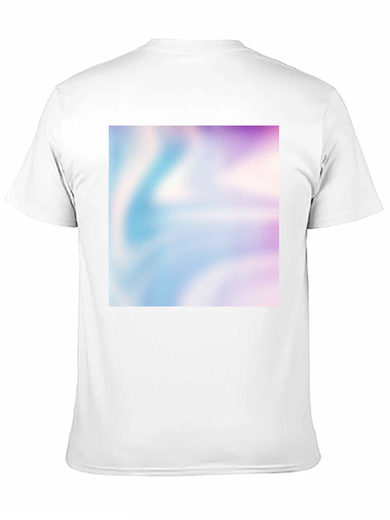Holographic Blue Purple Iridescent Fantasy Stylish Everyday T-Shirt – Unisex Basic Cotton Tee