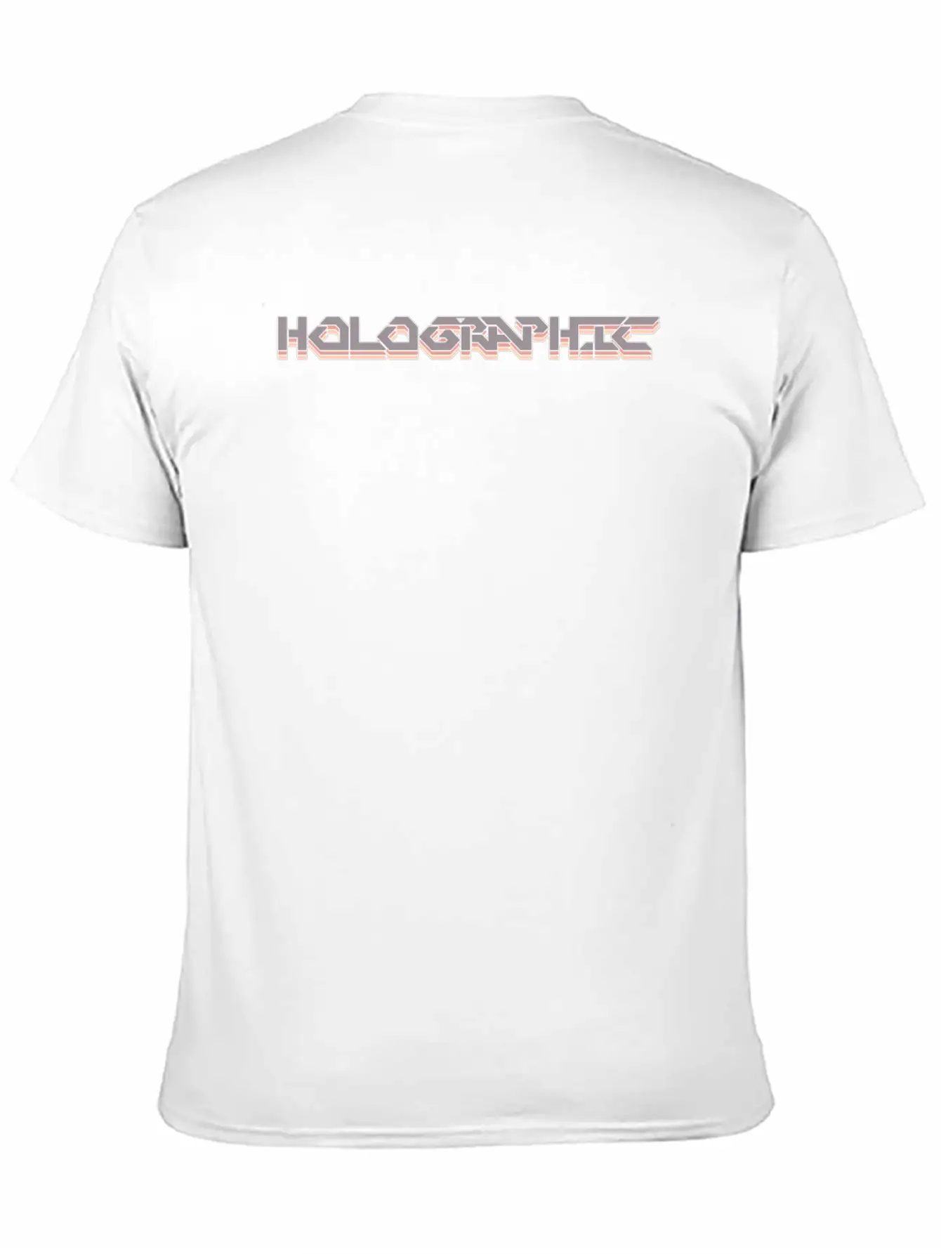 Holographic Men Women Gift Modern Fit Casual T-Shirt – Clean And Versatile Design