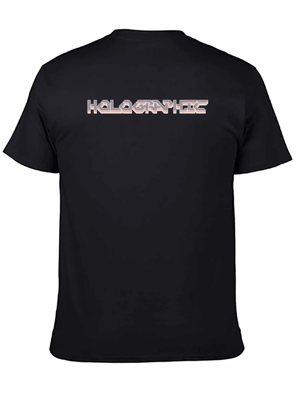 Holographic Men Women Gift Modern Fit Casual T-Shirt – Clean And Versatile Design