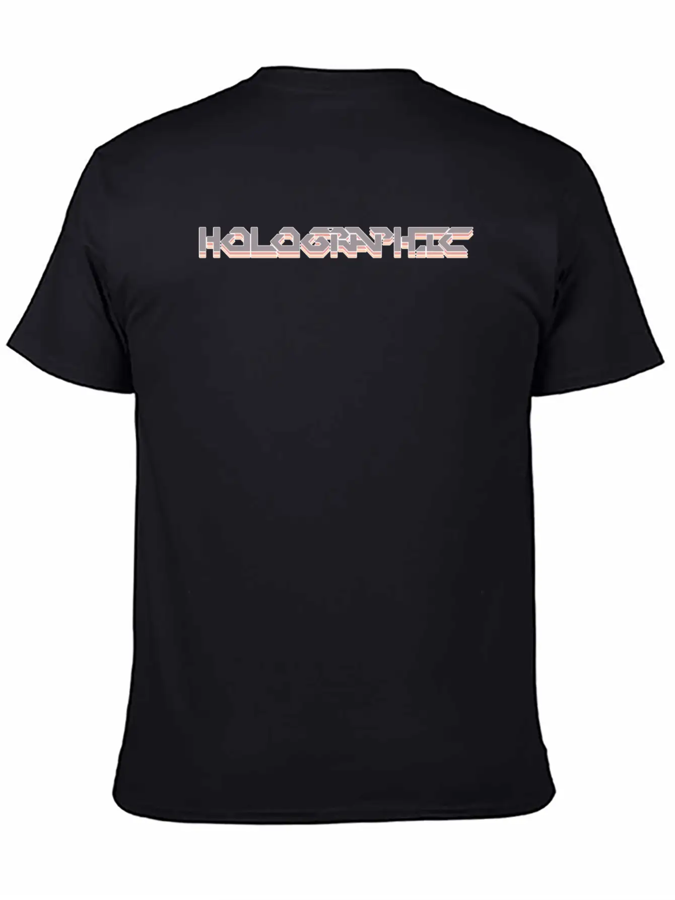 Holographic Men Women Gift Modern Fit Casual T-Shirt – Clean And Versatile Design