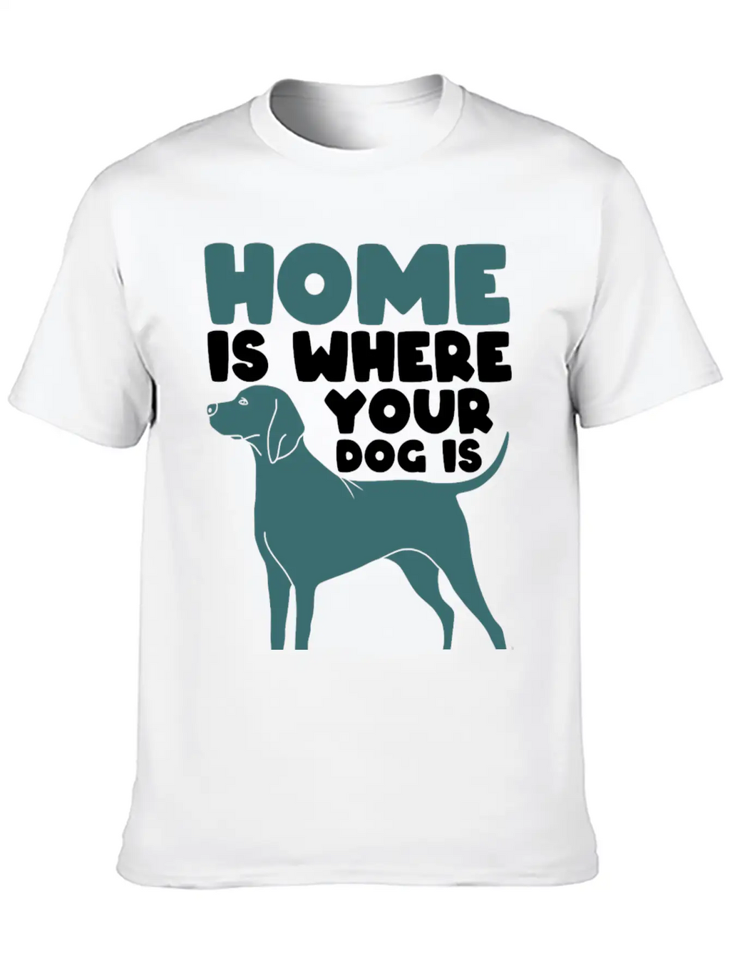 Home Dog Basic Graphic T-Shirt – Daily Comfort In Soft Cotton