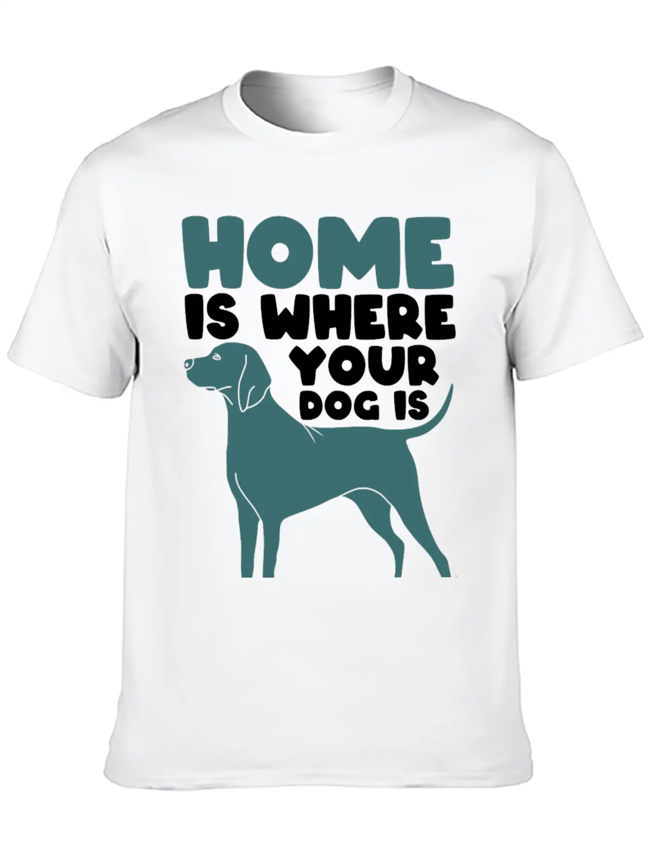 Home Dog Basic Graphic T-Shirt – Daily Comfort In Soft Cotton