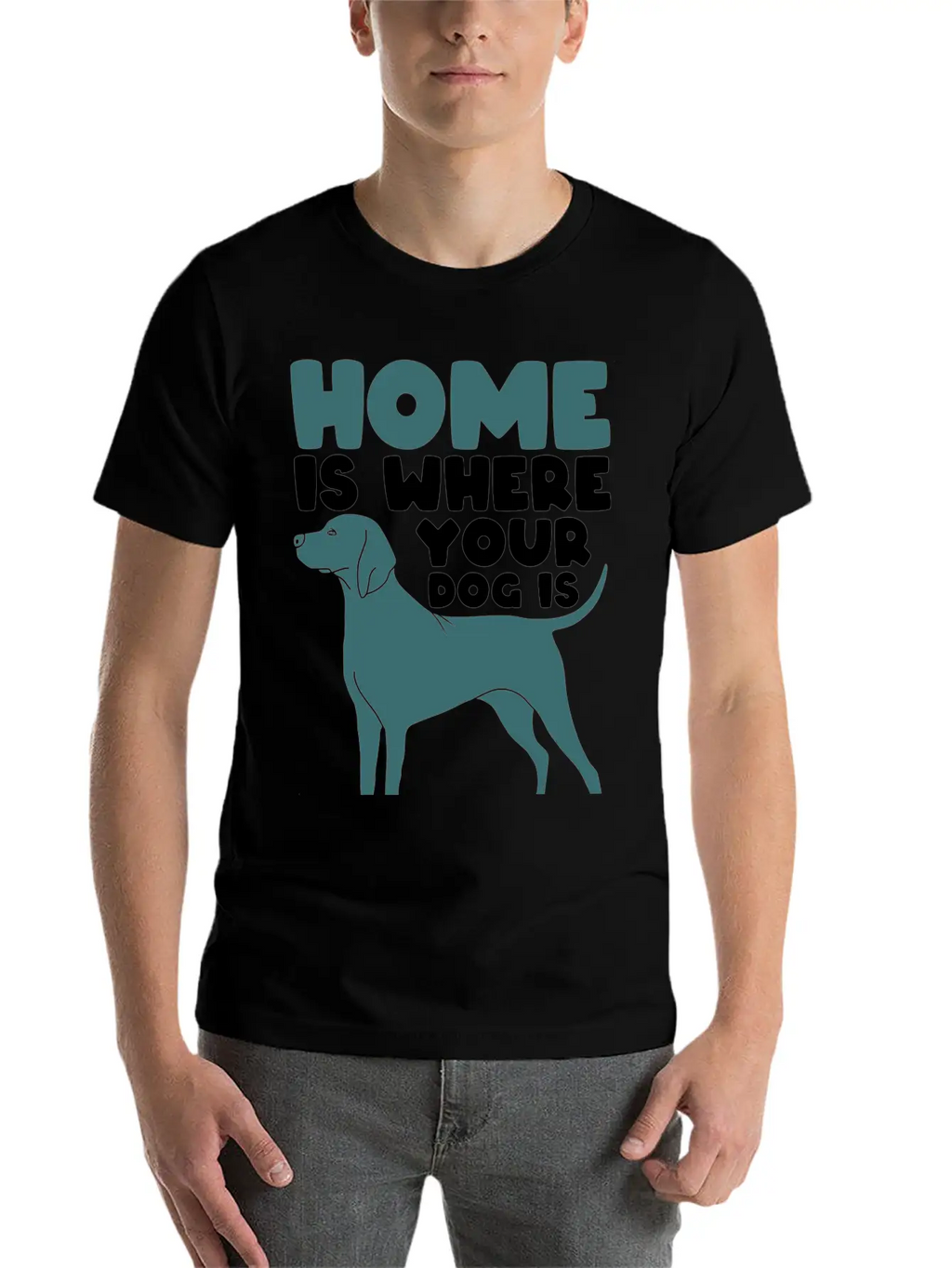 Home Dog Basic Graphic T-Shirt – Daily Comfort In Soft Cotton