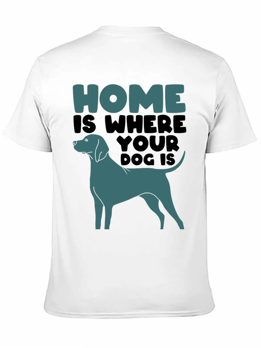 Home Dog Basic Graphic T-Shirt – Daily Comfort In Soft Cotton