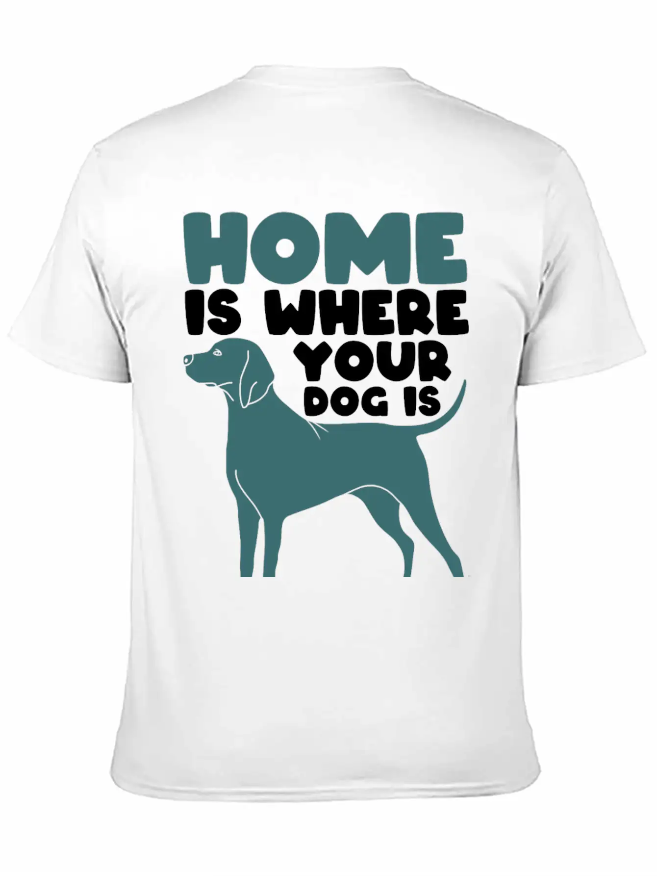 Home Dog Basic Graphic T-Shirt – Daily Comfort In Soft Cotton