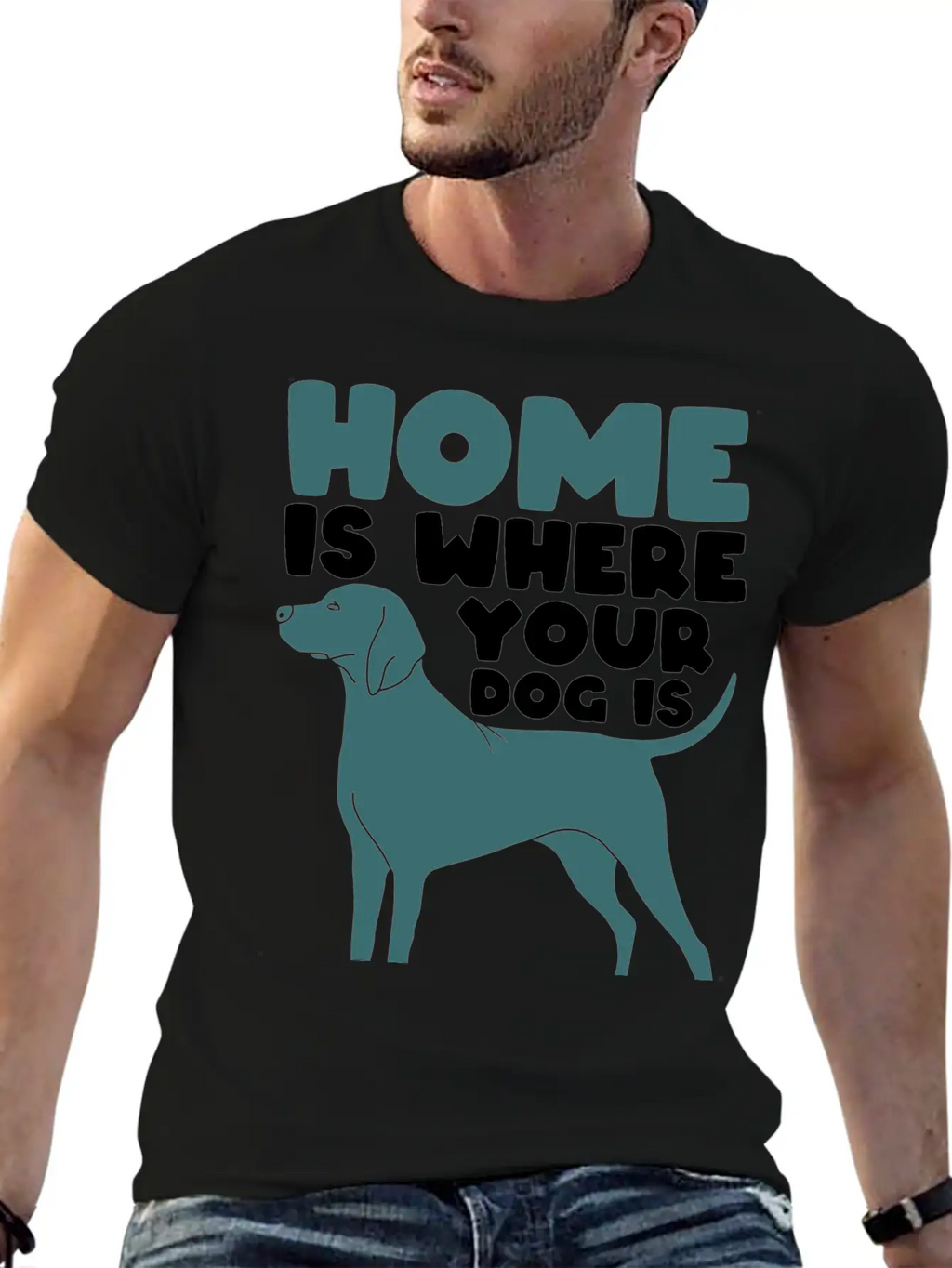 Home Dog Basic Graphic T-Shirt – Daily Comfort In Soft Cotton