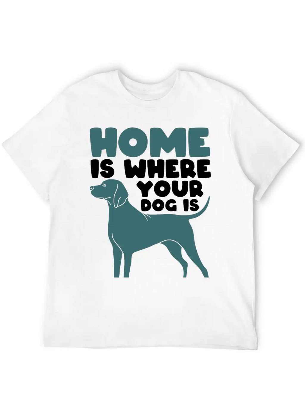 Home Dog Basic Graphic T-Shirt – Daily Comfort In Soft Cotton