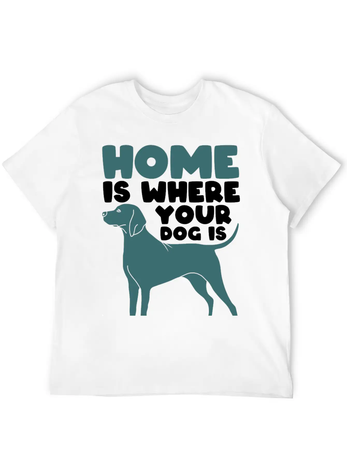 Home Dog Basic Graphic T-Shirt – Daily Comfort In Soft Cotton