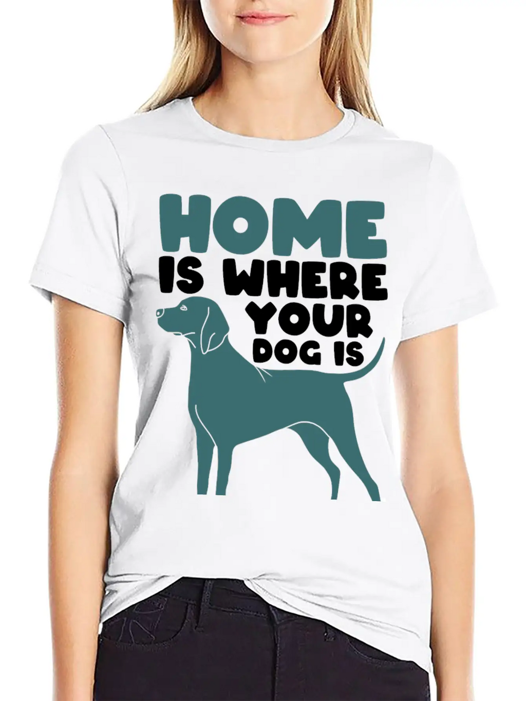 Home Dog Basic Graphic T-Shirt – Daily Comfort In Soft Cotton