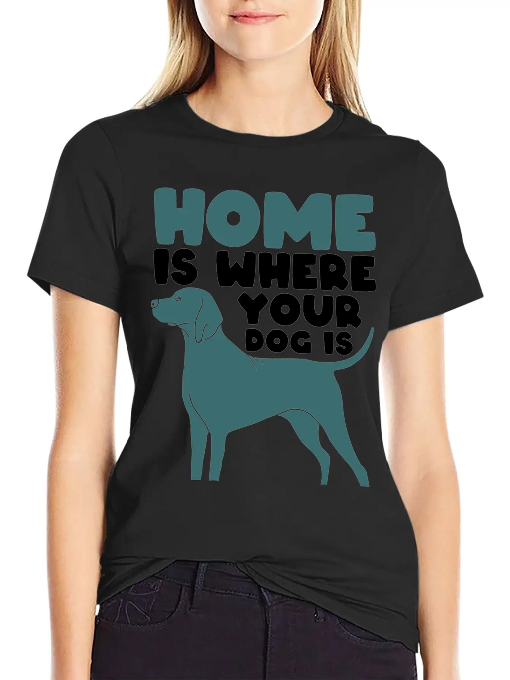 Home Dog Basic Graphic T-Shirt – Daily Comfort In Soft Cotton