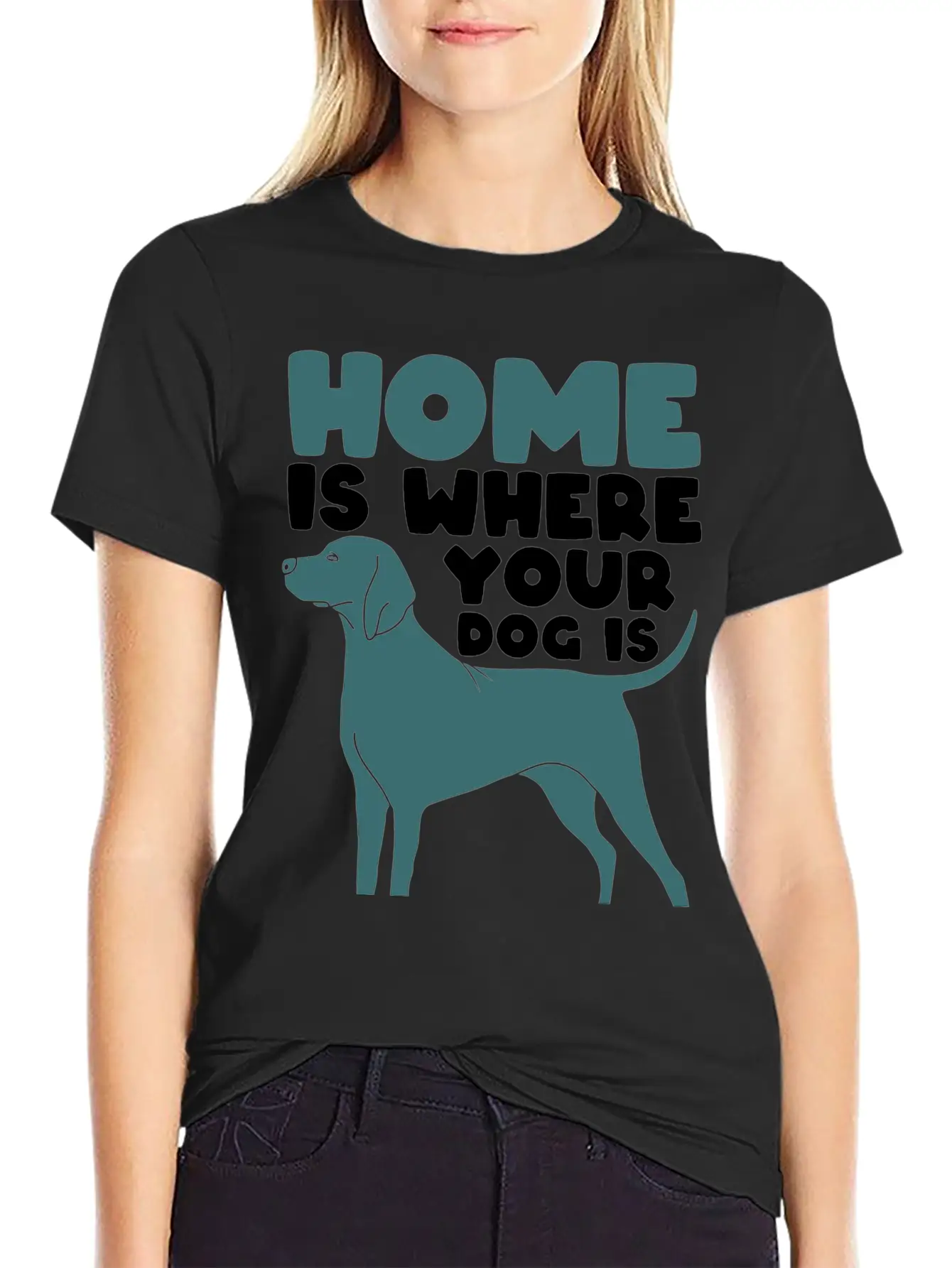 Home Dog Basic Graphic T-Shirt – Daily Comfort In Soft Cotton