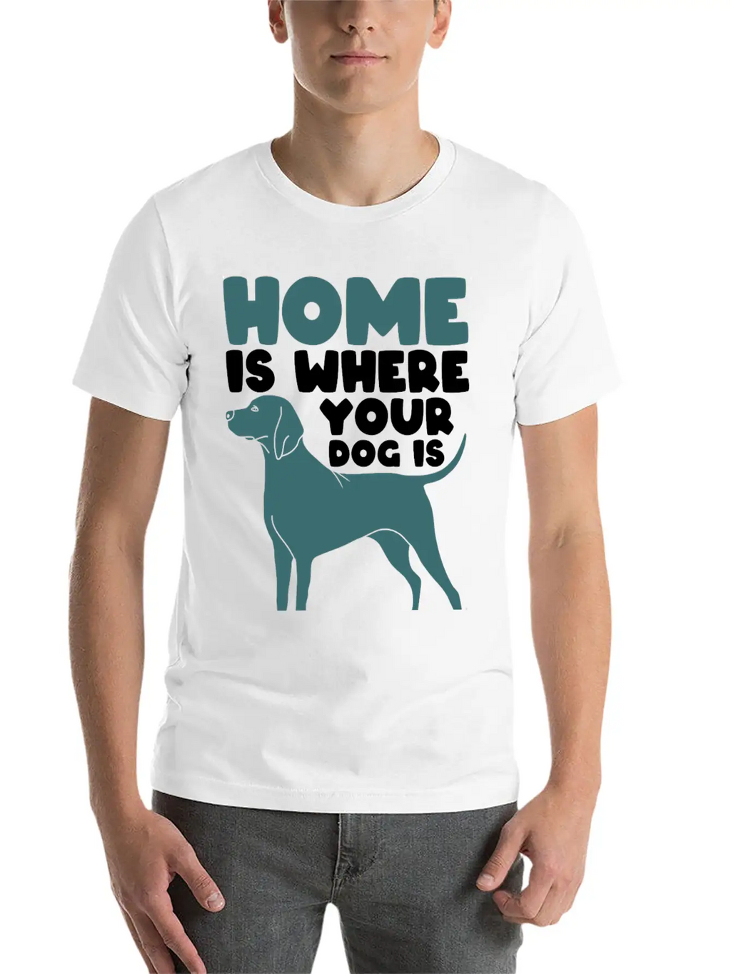 Home Dog Basic Graphic T-Shirt – Daily Comfort In Soft Cotton