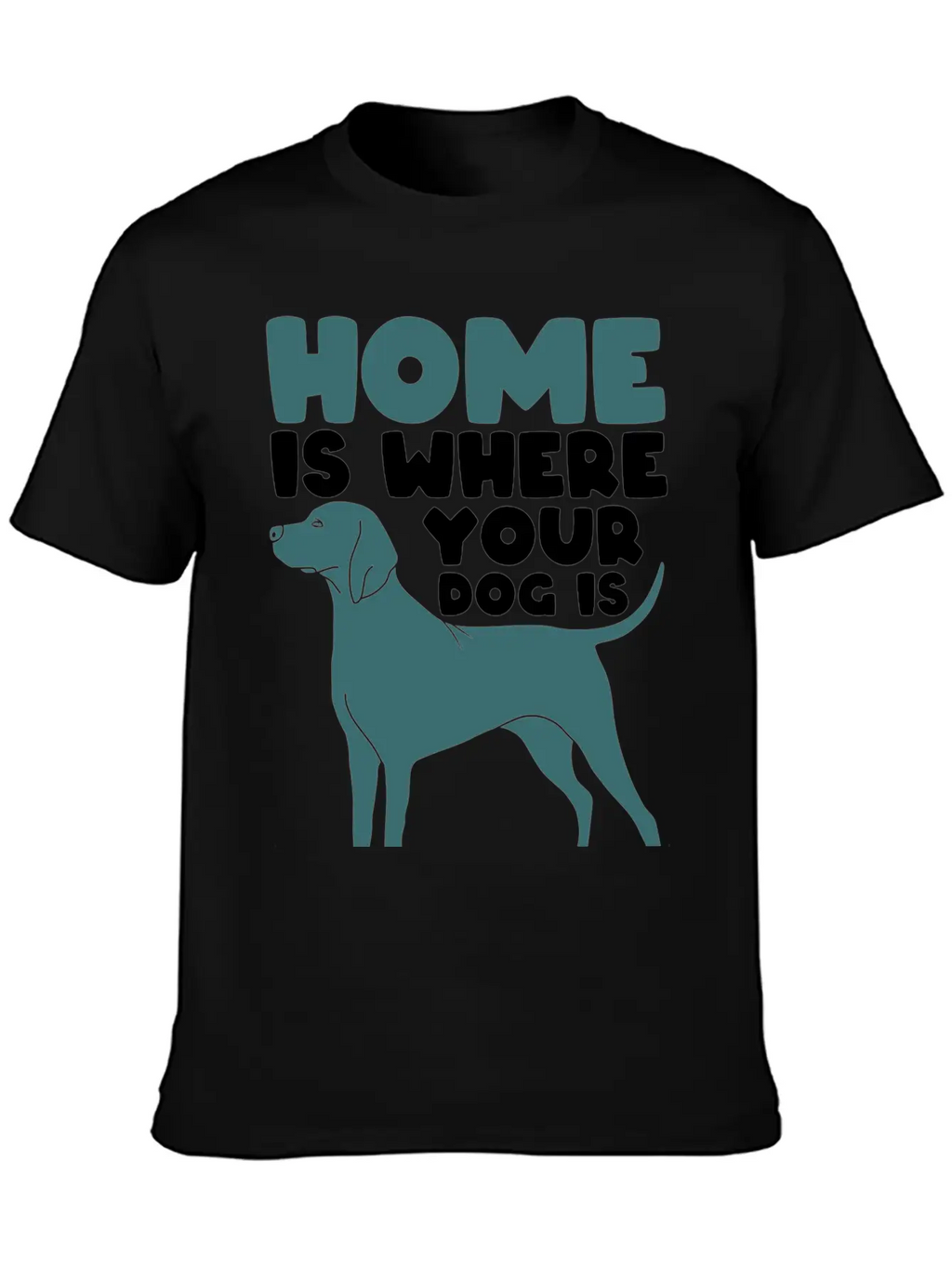 Home Dog Basic Graphic T-Shirt – Daily Comfort In Soft Cotton