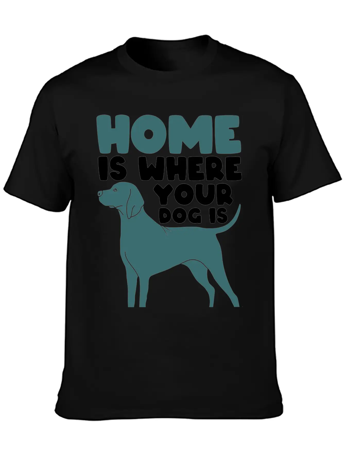 Home Dog Basic Graphic T-Shirt – Daily Comfort In Soft Cotton