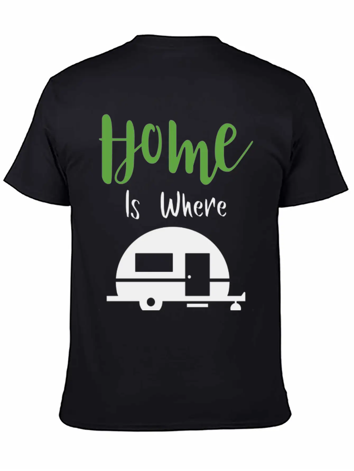 HOME IS WHERE WE PARK H Classic Cotton Tee – Unisex Comfort For Any Season