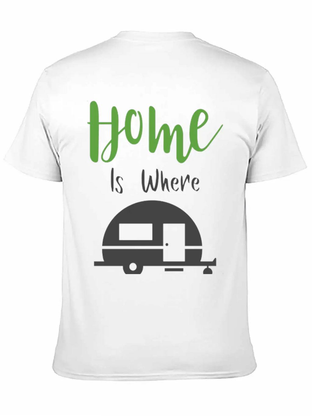HOME IS WHERE WE PARK H Classic Cotton Tee – Unisex Comfort For Any Season