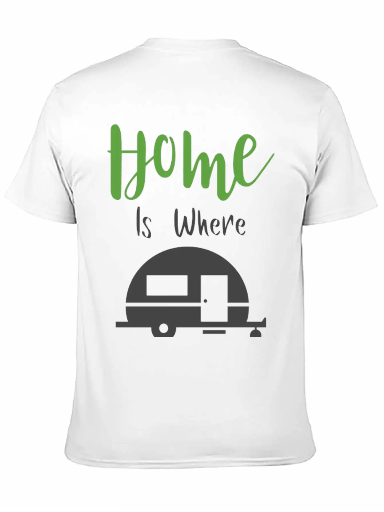 HOME IS WHERE WE PARK H Classic Cotton Tee – Unisex Comfort For Any Season