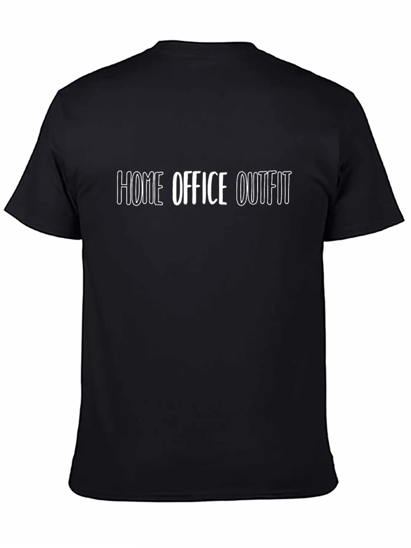 Home Office Outfit Office Corona Covid-19 Funny Unisex Casual T-Shirt – Clean Design For Daily Comfort