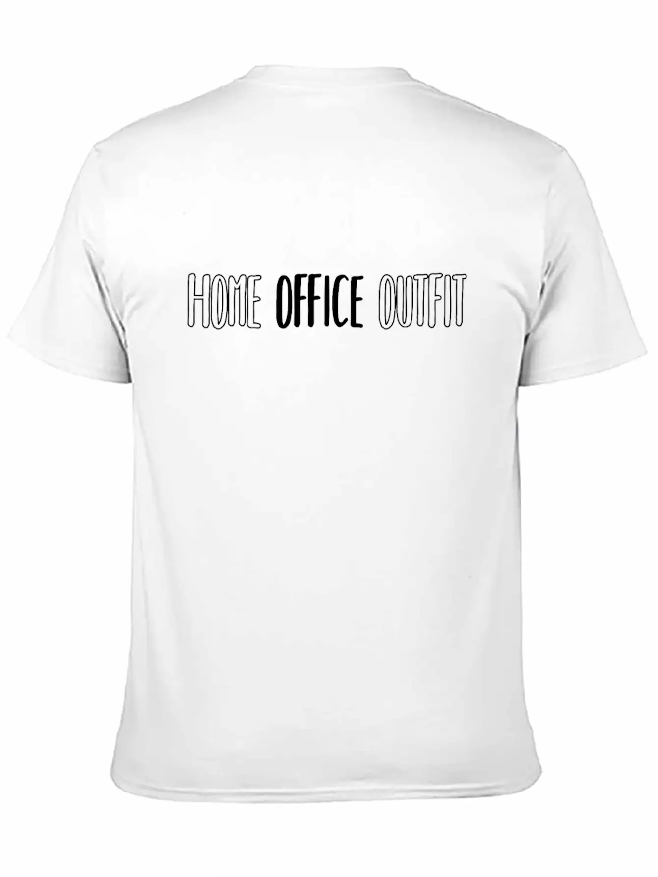 Home Office Outfit Office Corona Covid-19 Funny Unisex Casual T-Shirt – Clean Design For Daily Comfort