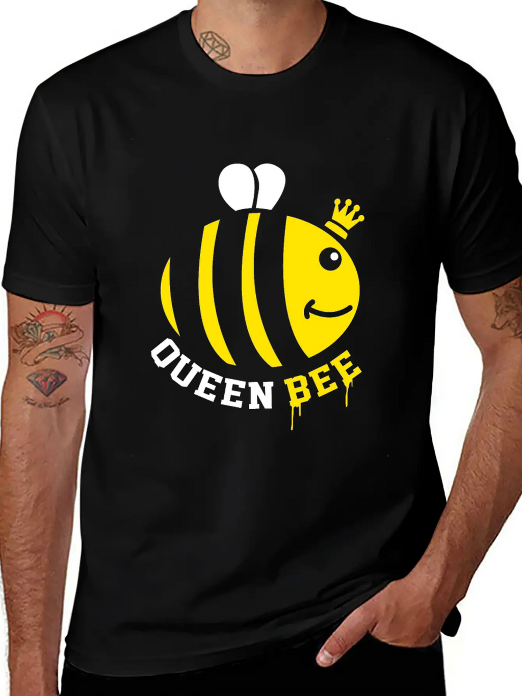 Honey Bee Queen Bumblebee Beekeeper Petals Nectar Breathable Graphic T-Shirt – Perfect For Casual Days