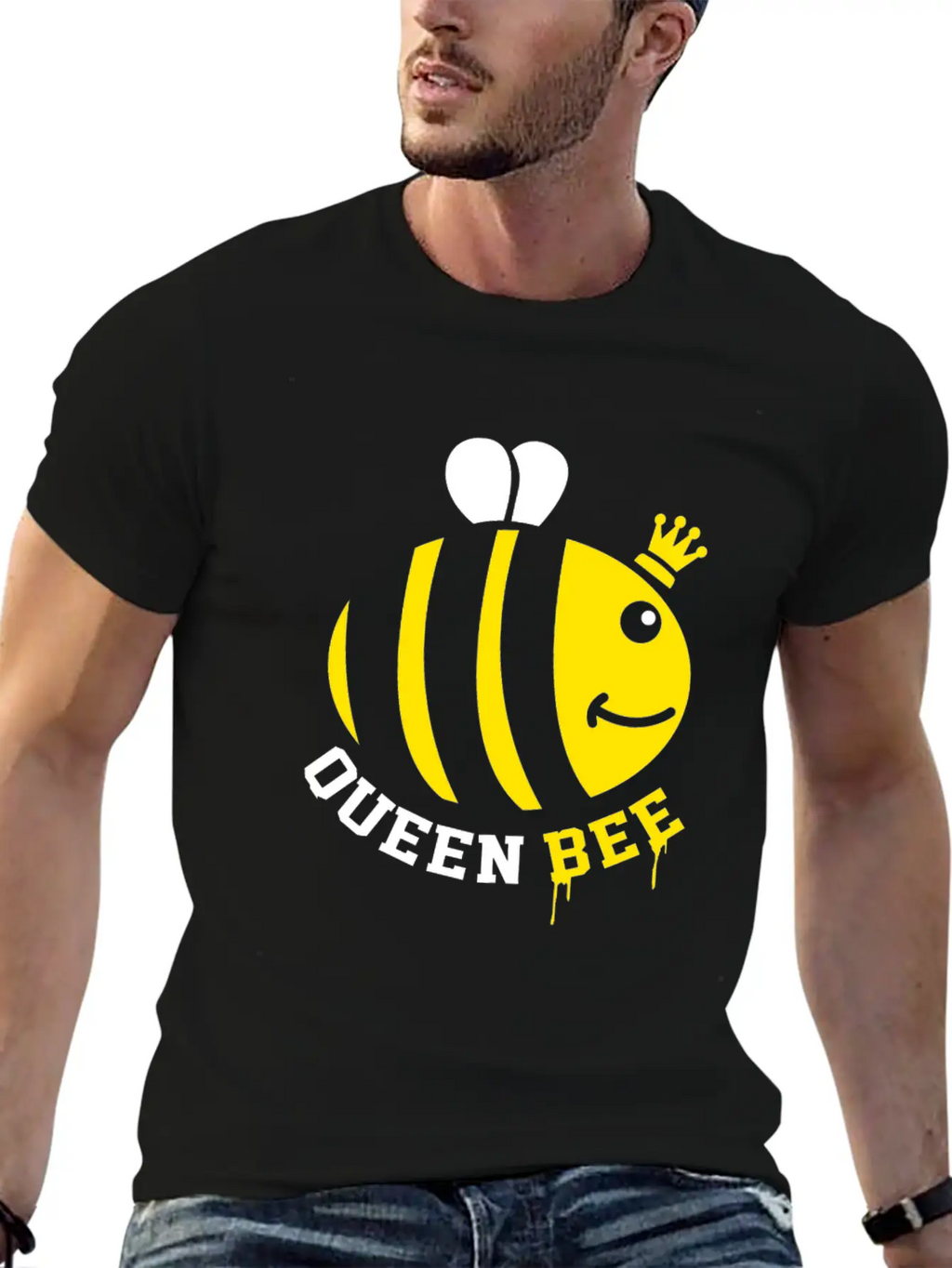 Honey Bee Queen Bumblebee Beekeeper Petals Nectar Breathable Graphic T-Shirt – Perfect For Casual Days